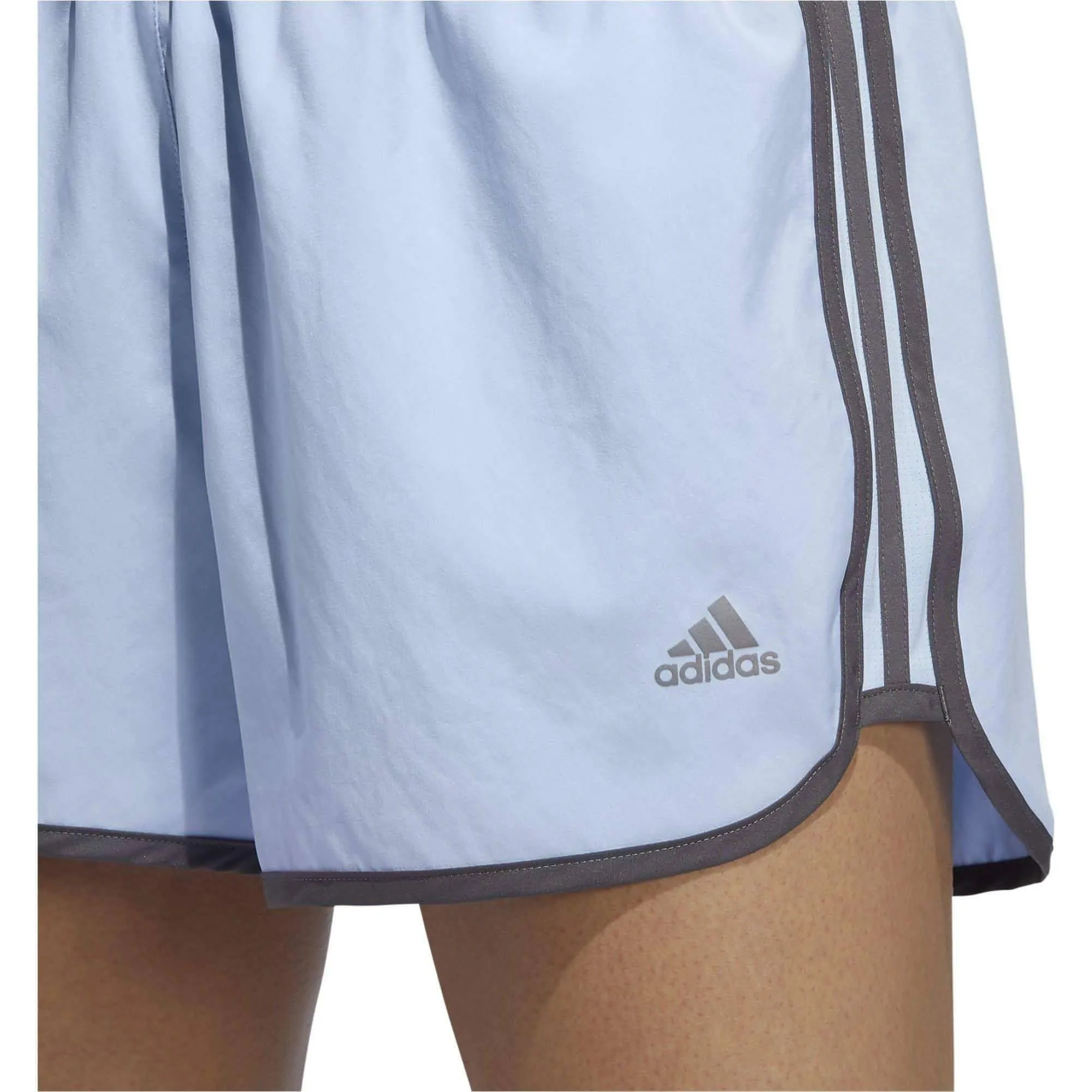 Clothing Adidas  Women adidas 3 Inch Marathon 20 Womens Running Shorts - Blue