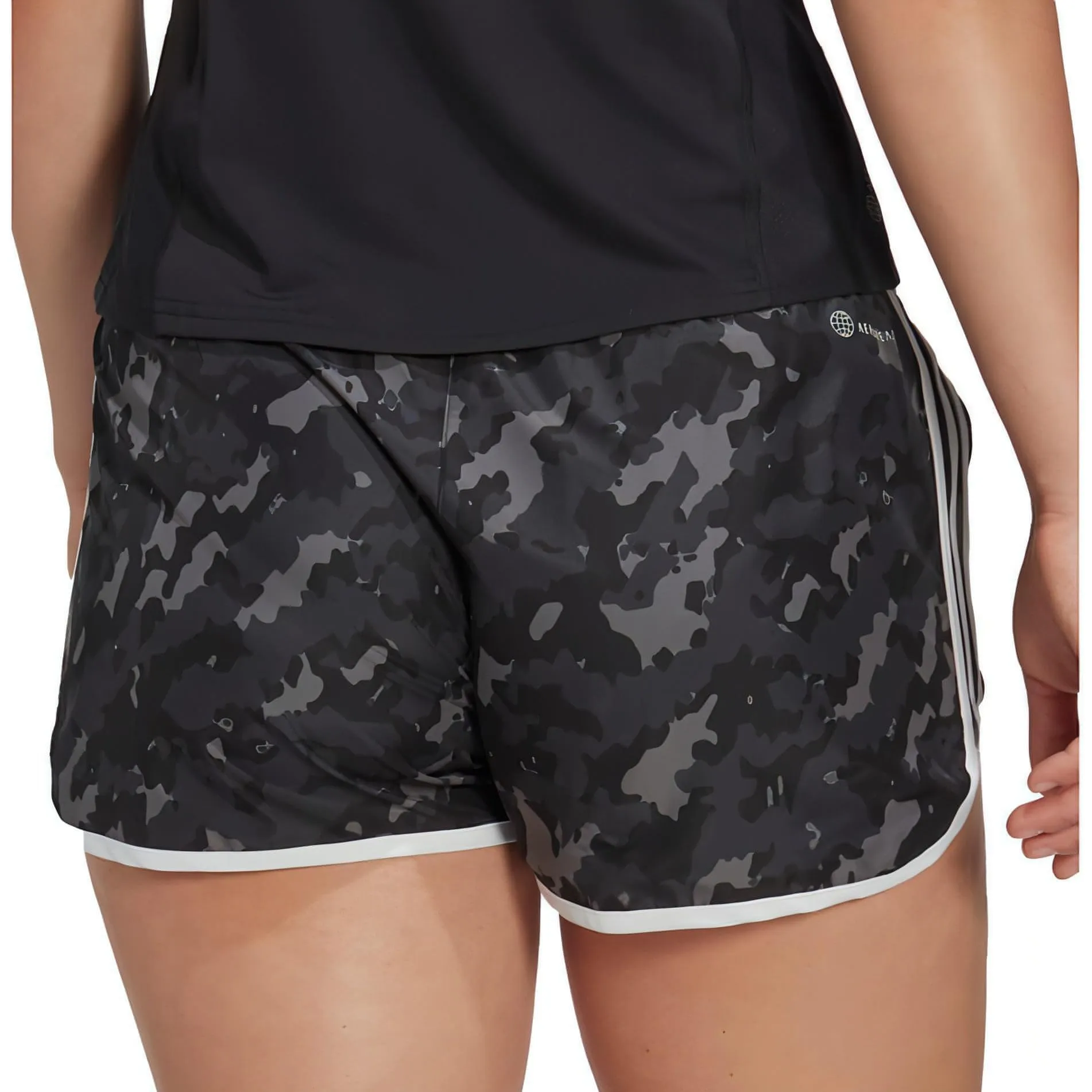 Clothing Adidas  Women adidas 3 Inch Marathon 20 Womens Running Shorts - Grey