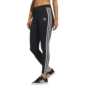 Clothing Adidas  Women adidas Adicolour Classic 3 Stripes Womens Long Training Tights - Black