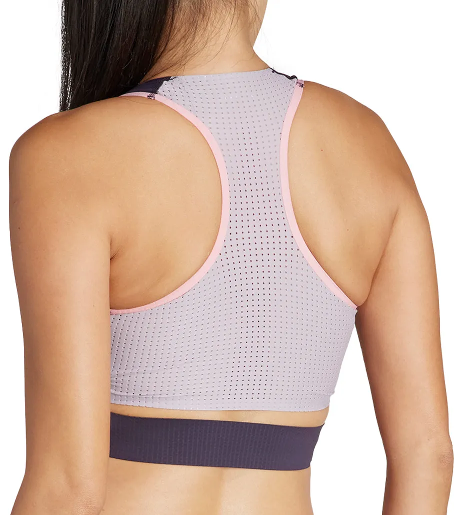 Clothing Adidas  Women adidas Adizero Promo Womens Running Crop Top - Purple