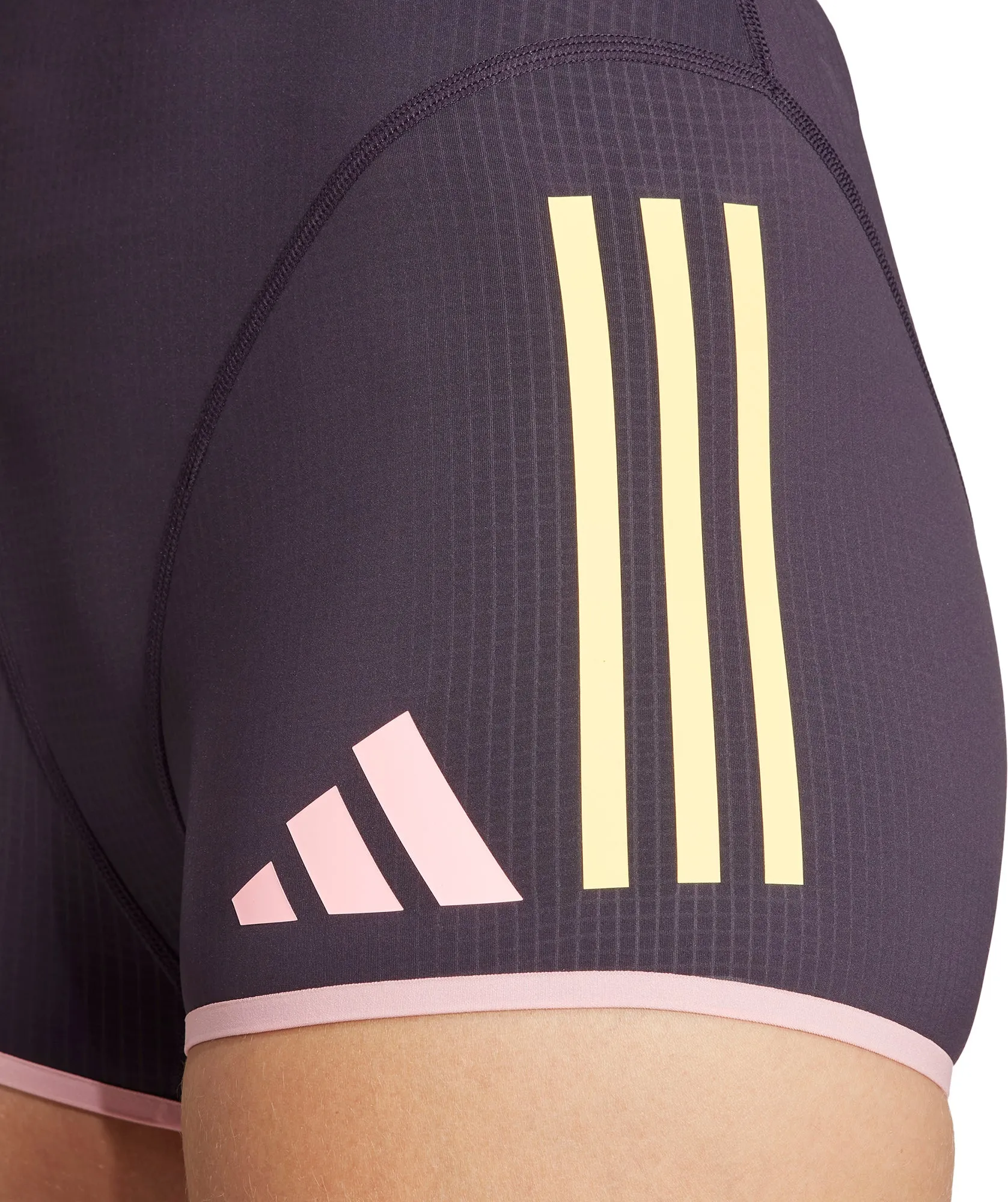 Clothing Adidas  Women adidas Adizero Promo Womens Short Running Tights - Purple