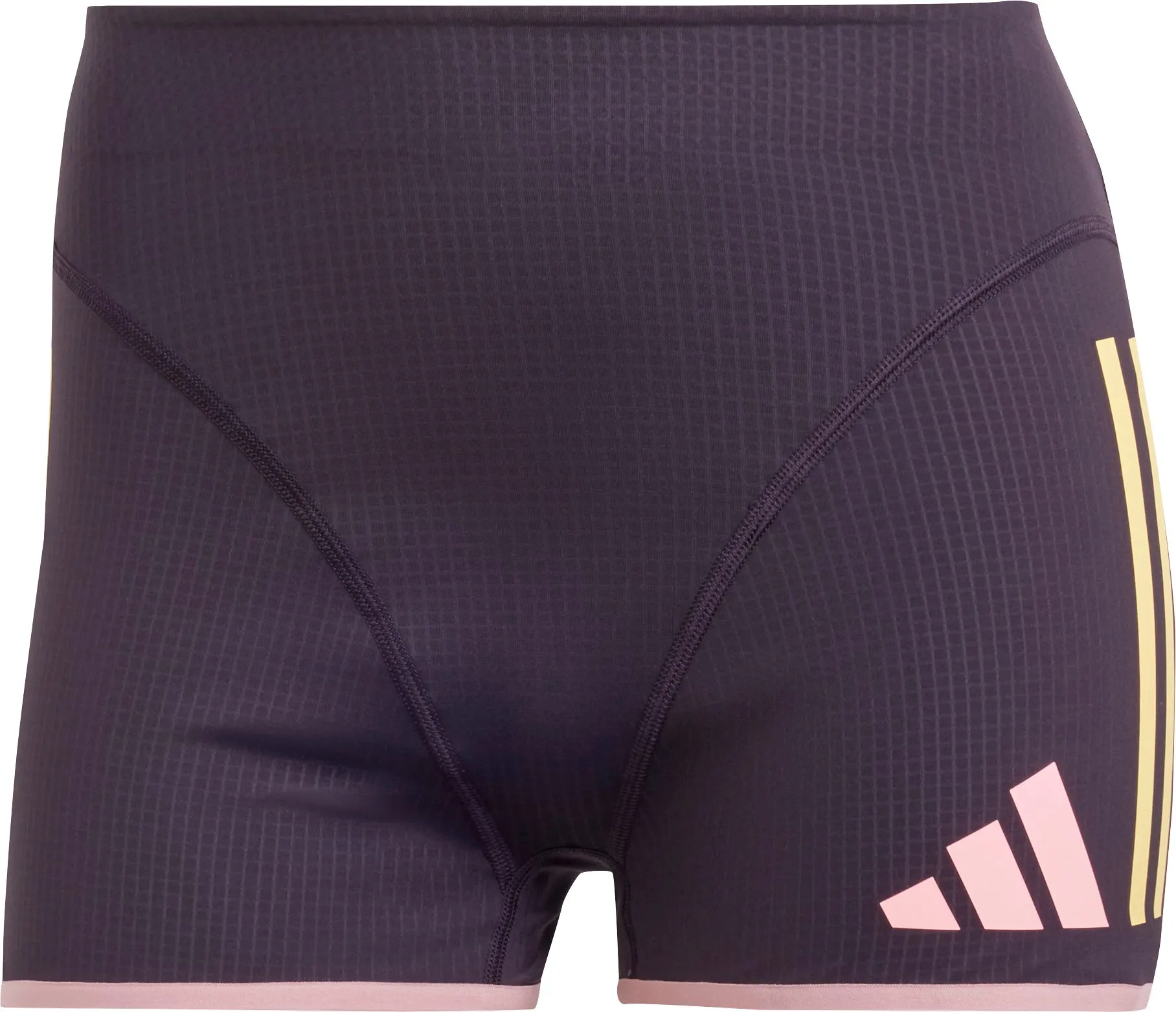 Clothing Adidas  Women adidas Adizero Promo Womens Short Running Tights - Purple