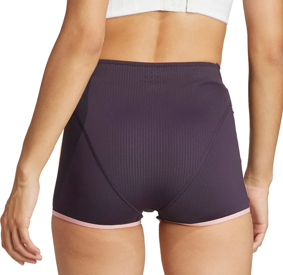 Clothing Adidas  Women adidas Adizero Promo Womens Short Running Tights - Purple