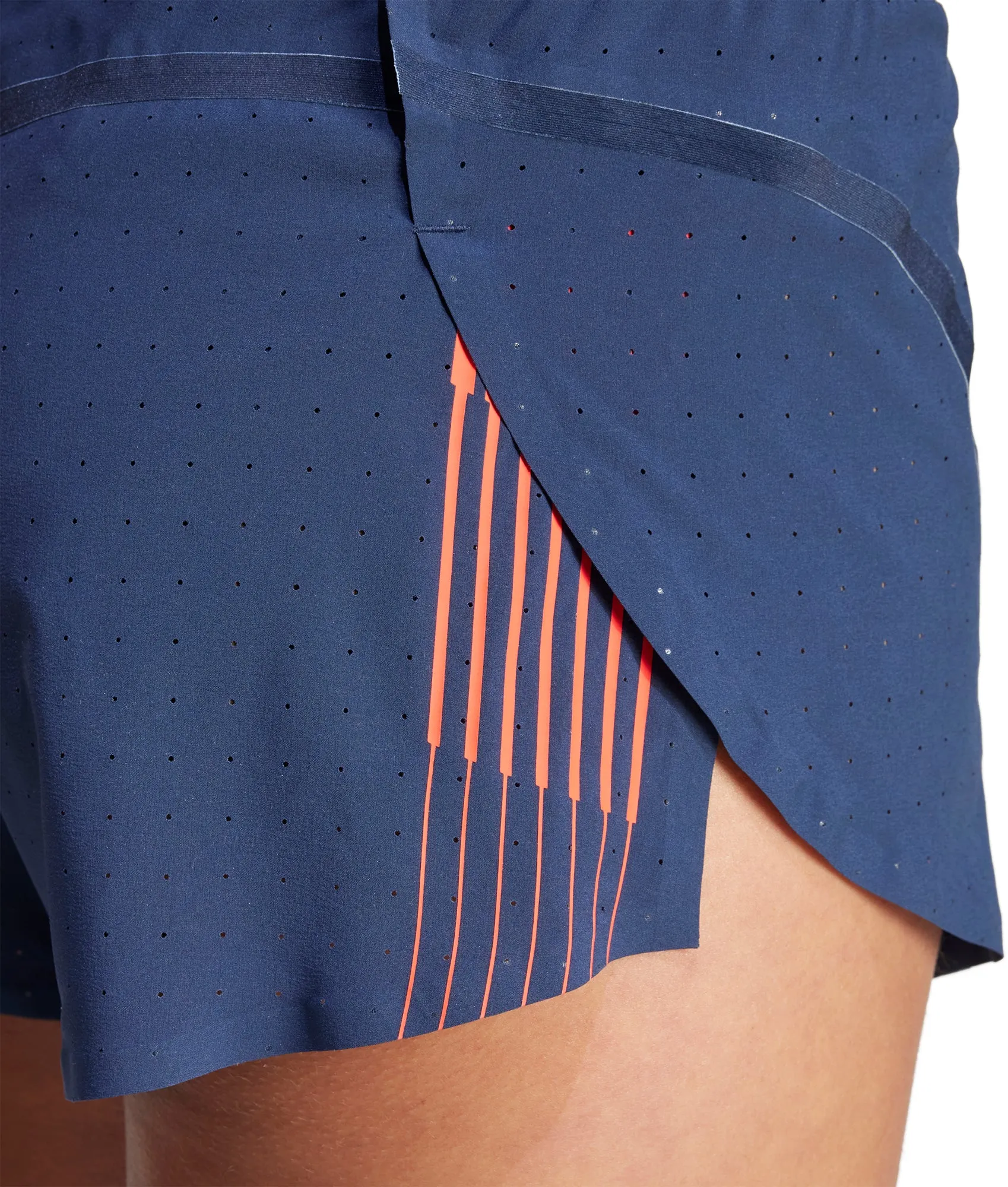 Clothing Adidas  Women adidas Adizero Team GB Womens Split Running Shorts - Blue