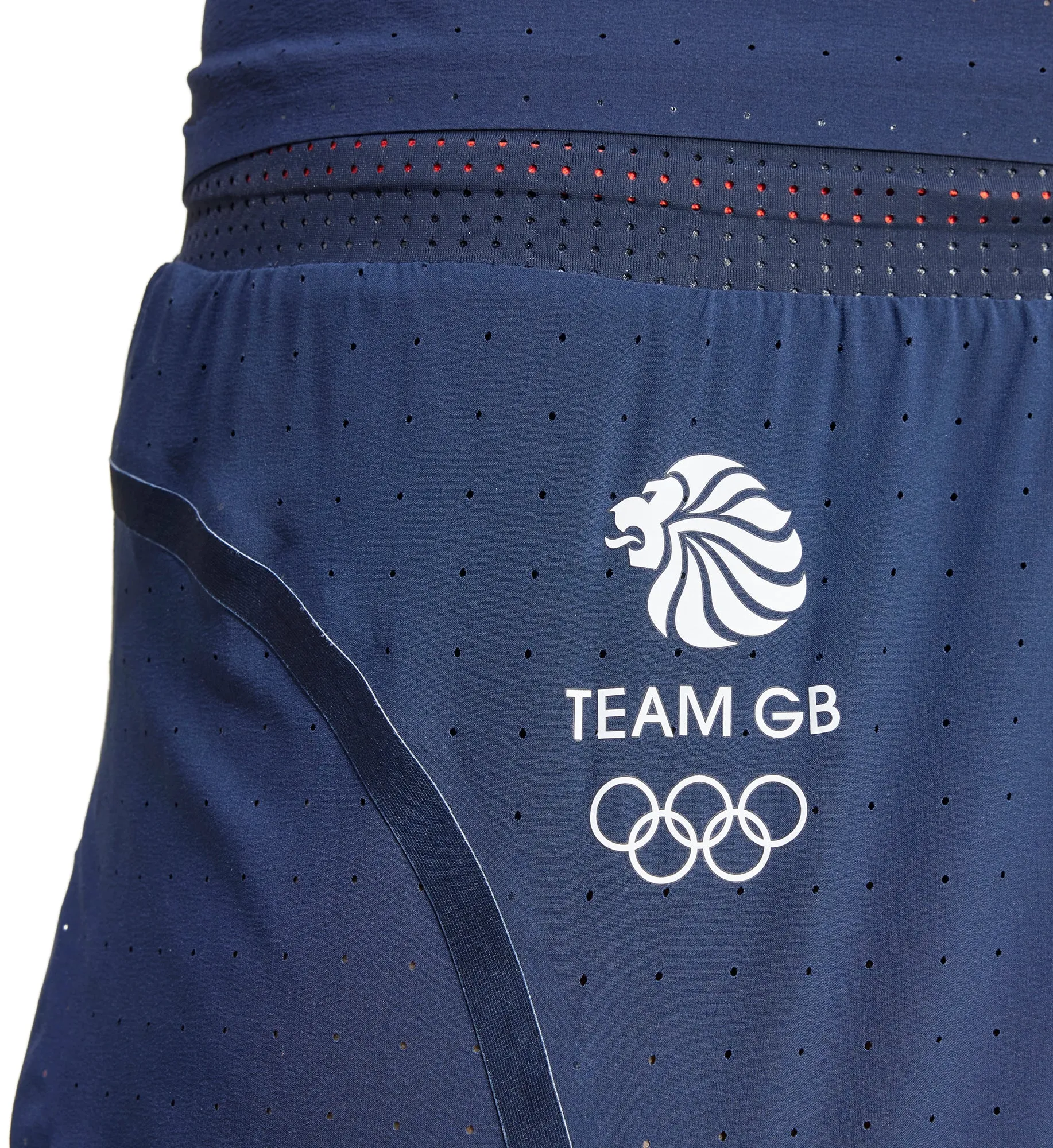 Clothing Adidas  Women adidas Adizero Team GB Womens Split Running Shorts - Blue