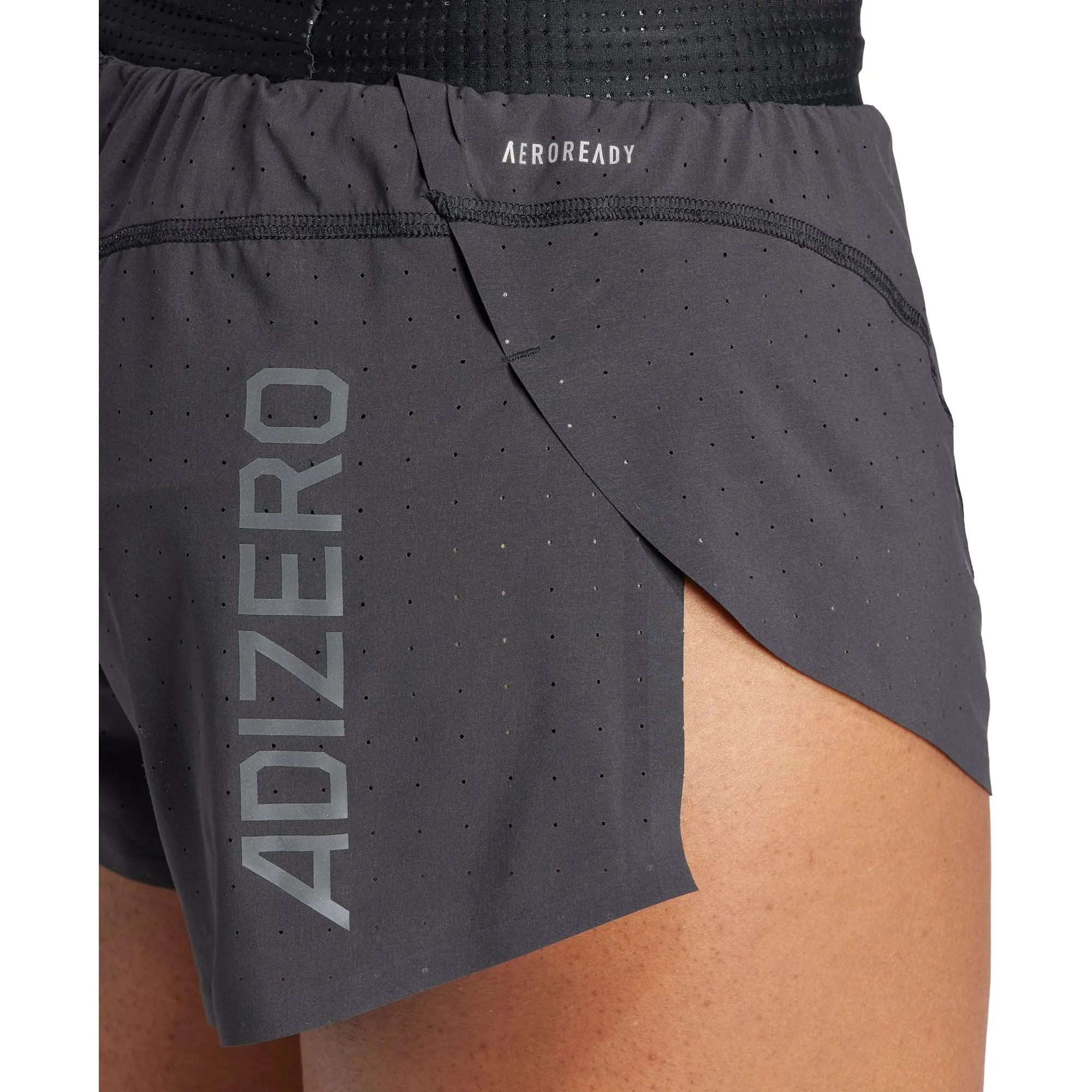 Clothing Adidas  Women adidas Adizero Womens Split Running Shorts - Black