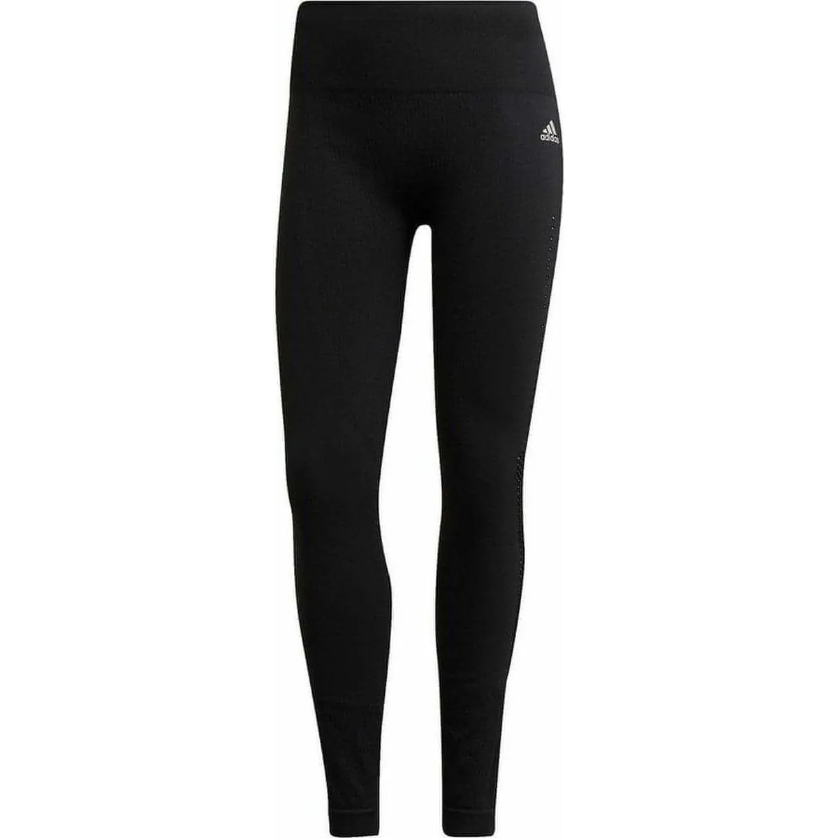 Clothing Adidas  Women adidas AeroKnit Womens 7/8 Running Tights - Black