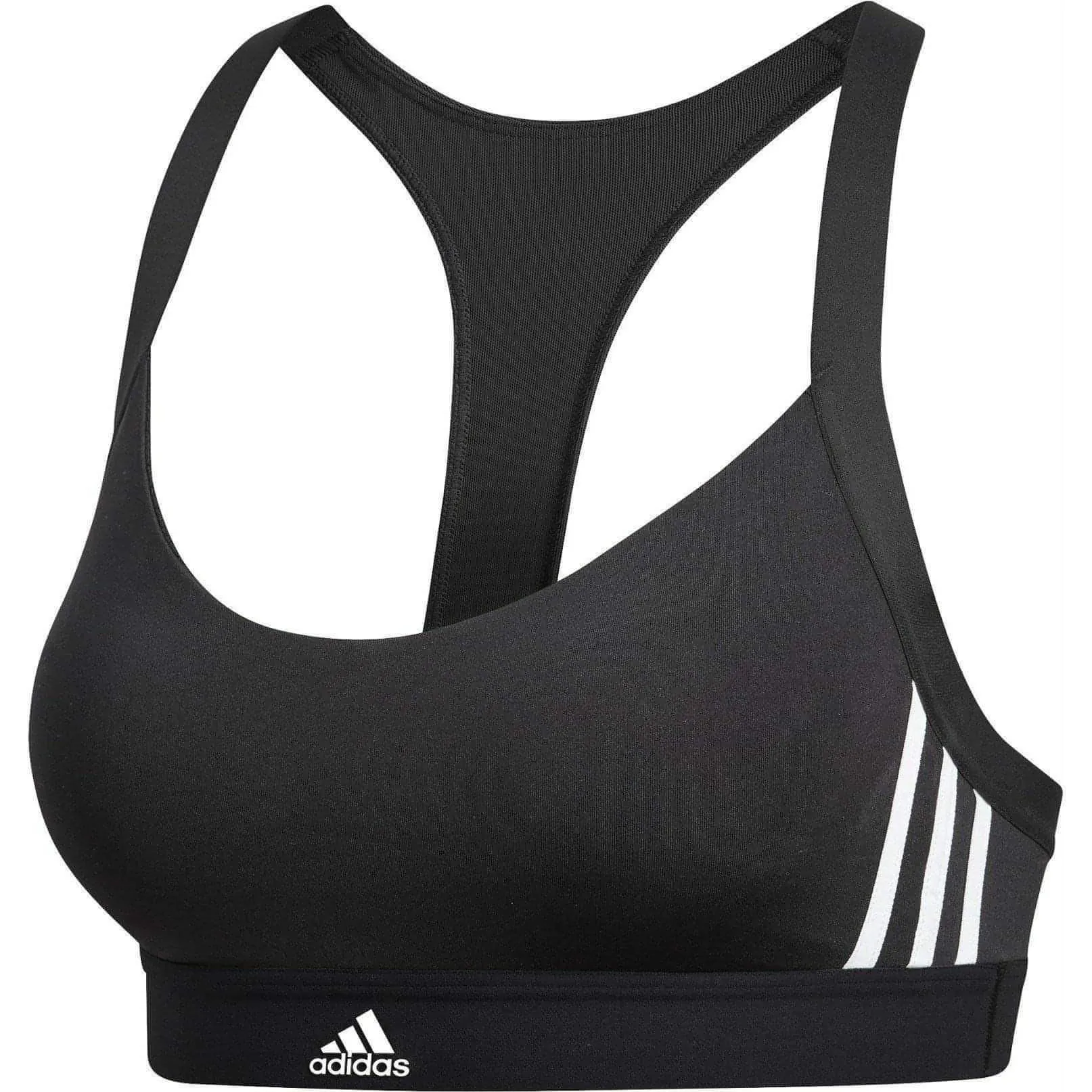 Clothing Adidas  Women adidas All Me 3 Stripes Womens Sports Bra - Black