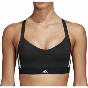Clothing Adidas  Women adidas All Me 3 Stripes Womens Sports Bra - Black