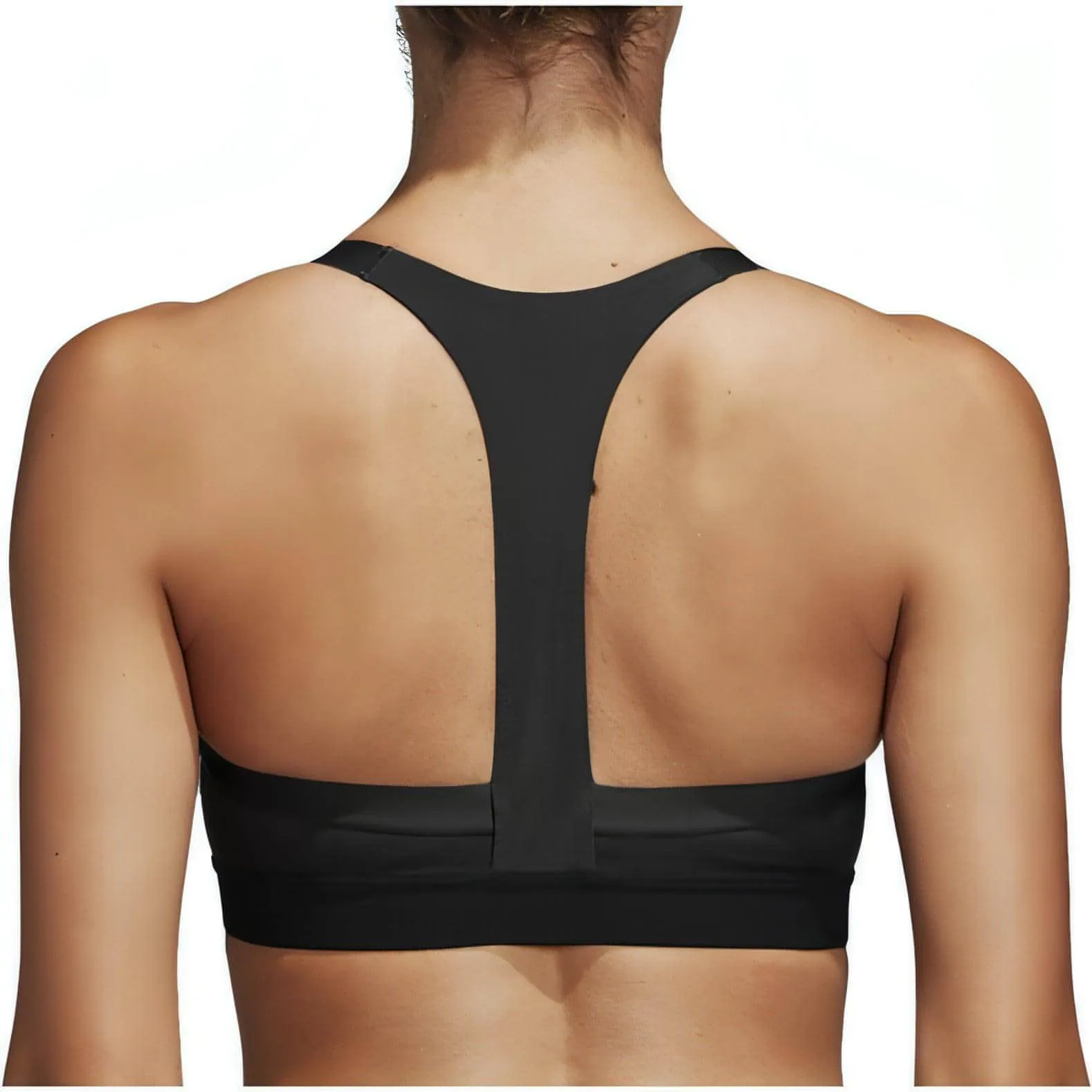 Clothing Adidas  Women adidas All Me 3 Stripes Womens Sports Bra - Black
