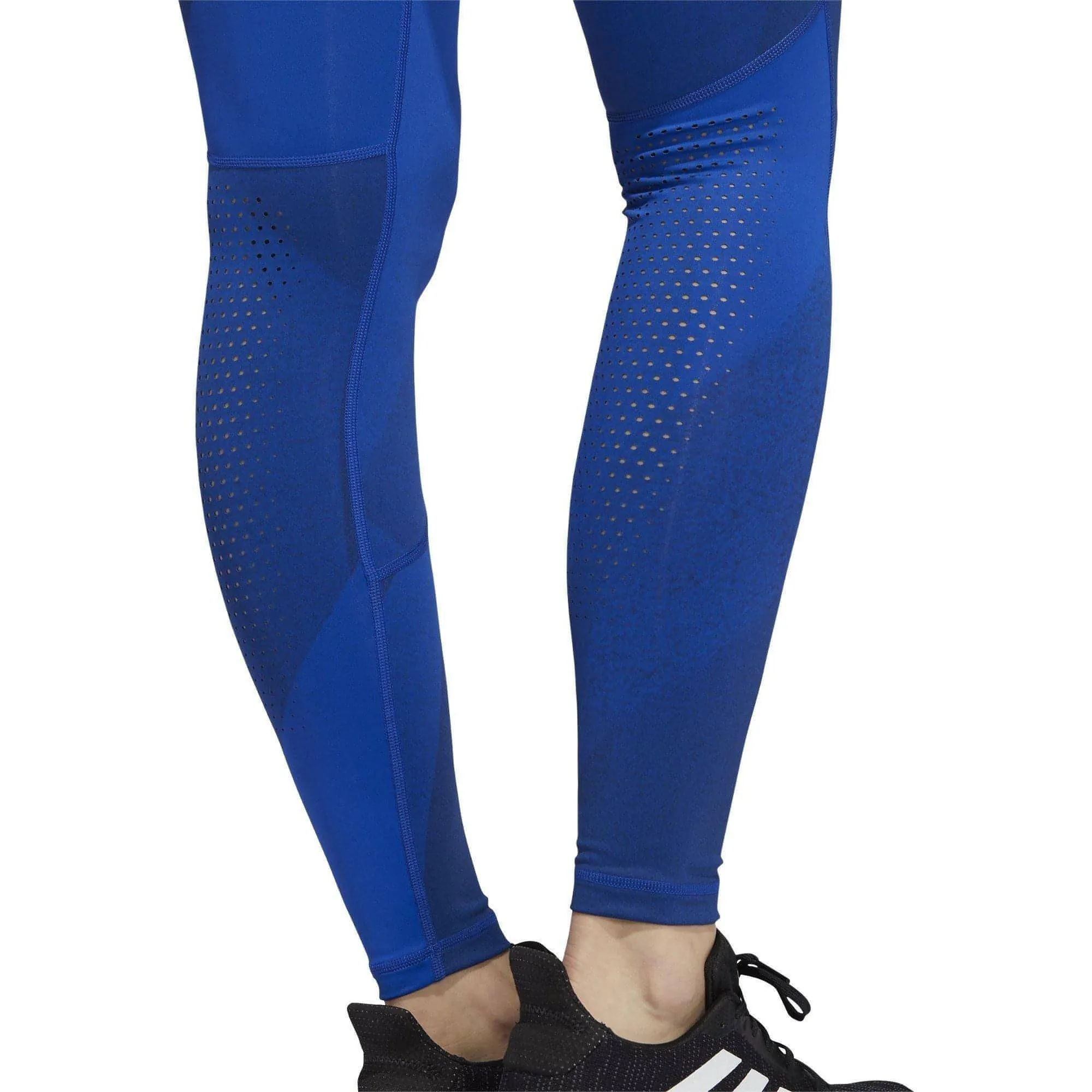 Clothing Adidas  Women adidas AlphaSkin Graphic Womens Long Training Tights - Blue