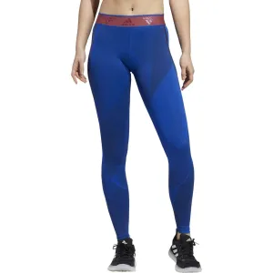 Clothing Adidas  Women adidas AlphaSkin Graphic Womens Long Training Tights - Blue
