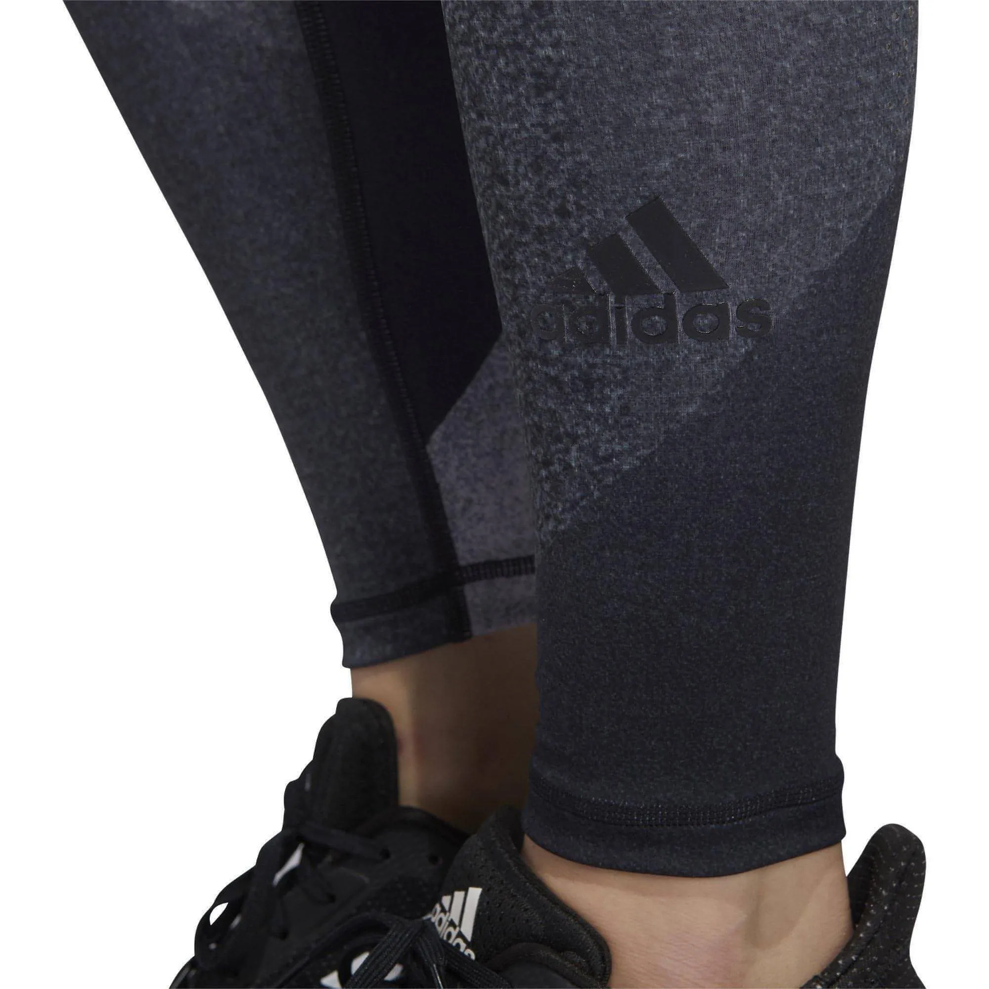 Clothing Adidas  Women adidas AlphaSkin Graphic Womens Long Training Tights - Grey
