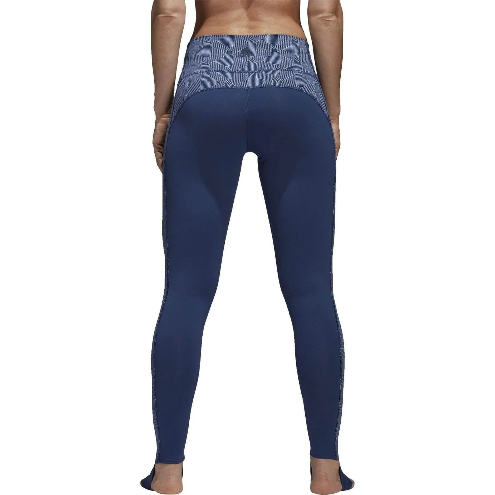 Clothing Adidas  Women adidas Believe This High Rise Womens Long Yoga Tights - Blue