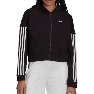Clothing Adidas  Women adidas Cropped Womens Track Top - Black