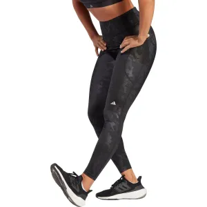 Clothing Adidas  Women adidas DailyRun Embossed High Rise Womens 7/8 Running Tights - Black