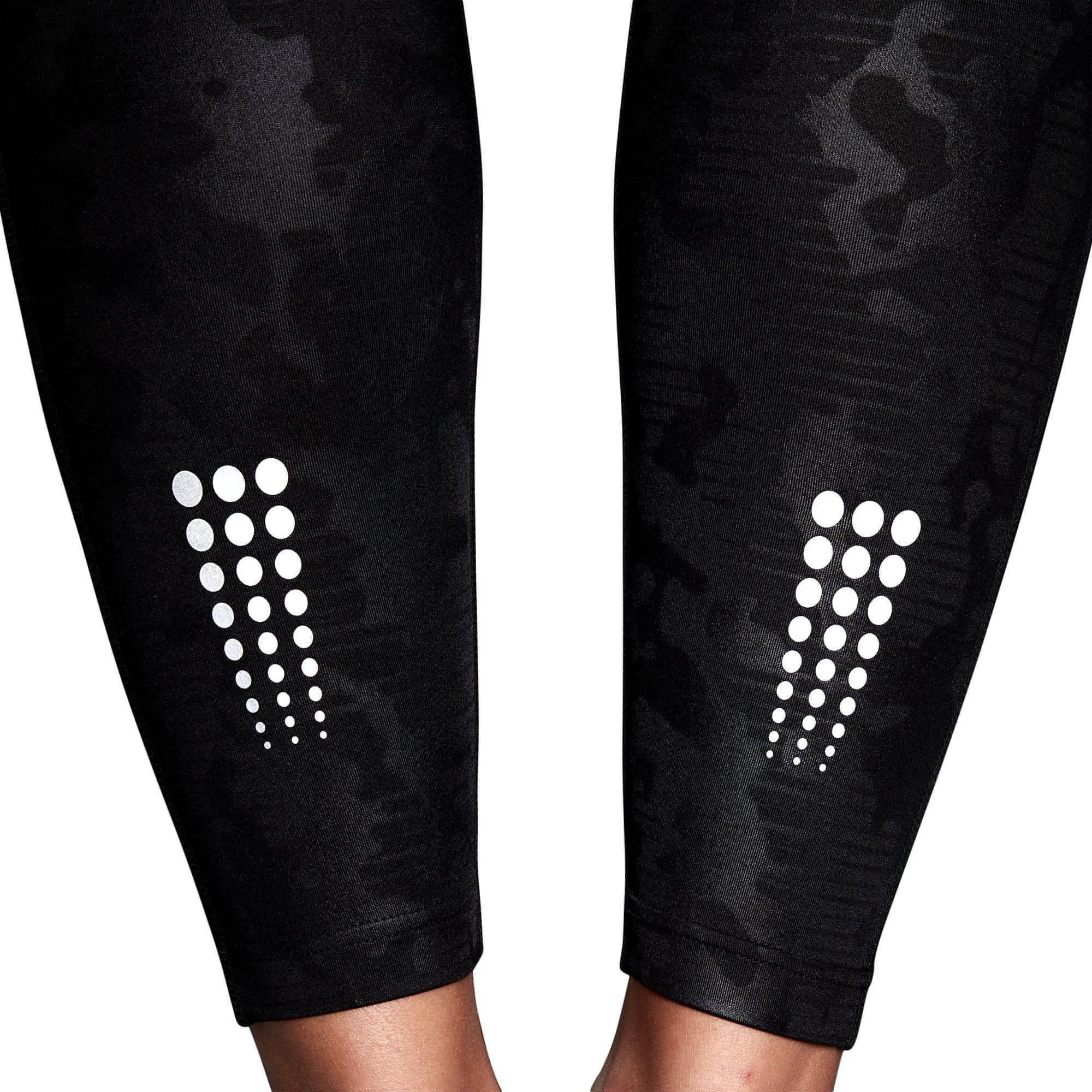 Clothing Adidas  Women adidas DailyRun Embossed High Rise Womens 7/8 Running Tights - Black