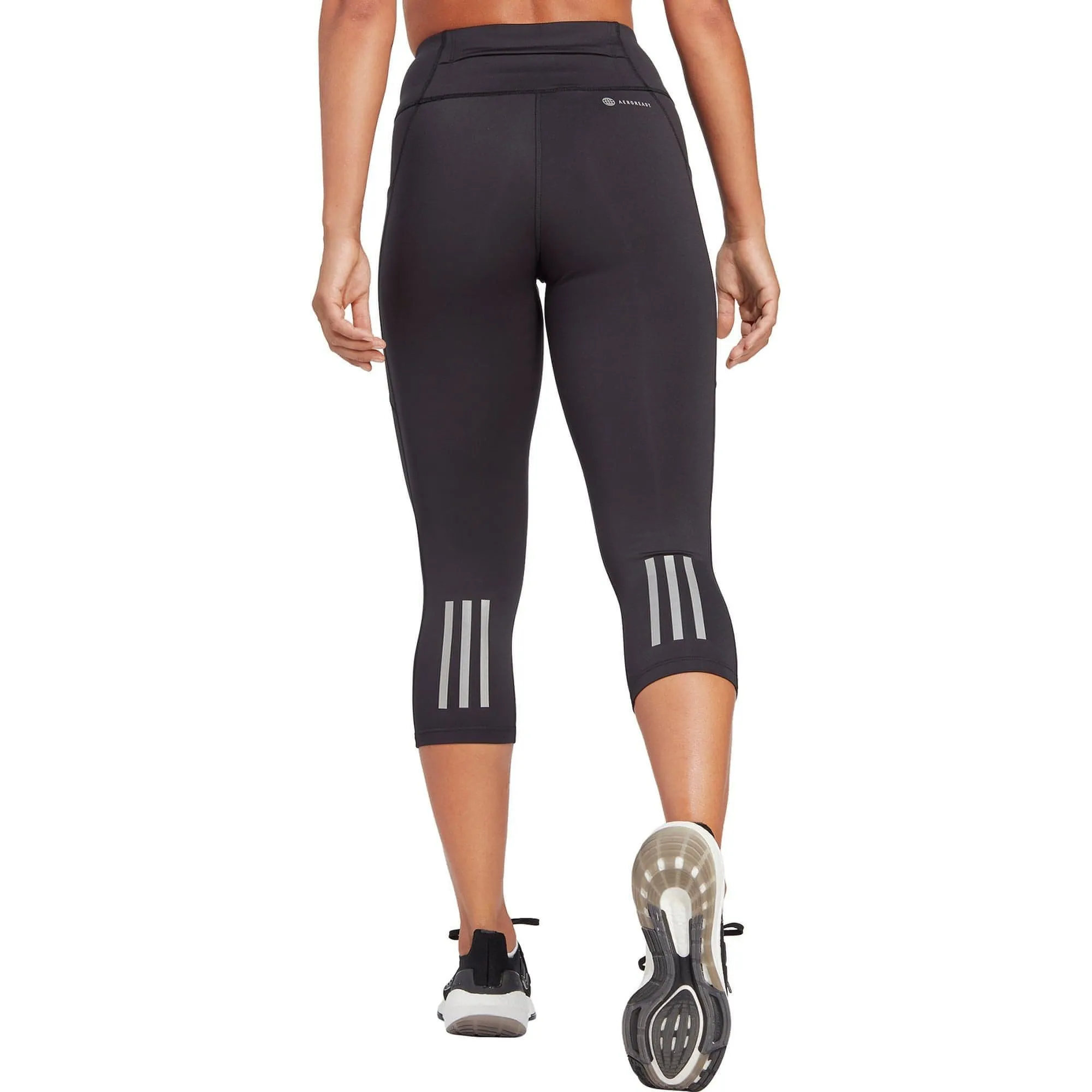 Clothing Adidas  Women adidas DailyRun Womens 3/4 Capri Running Tights - Black