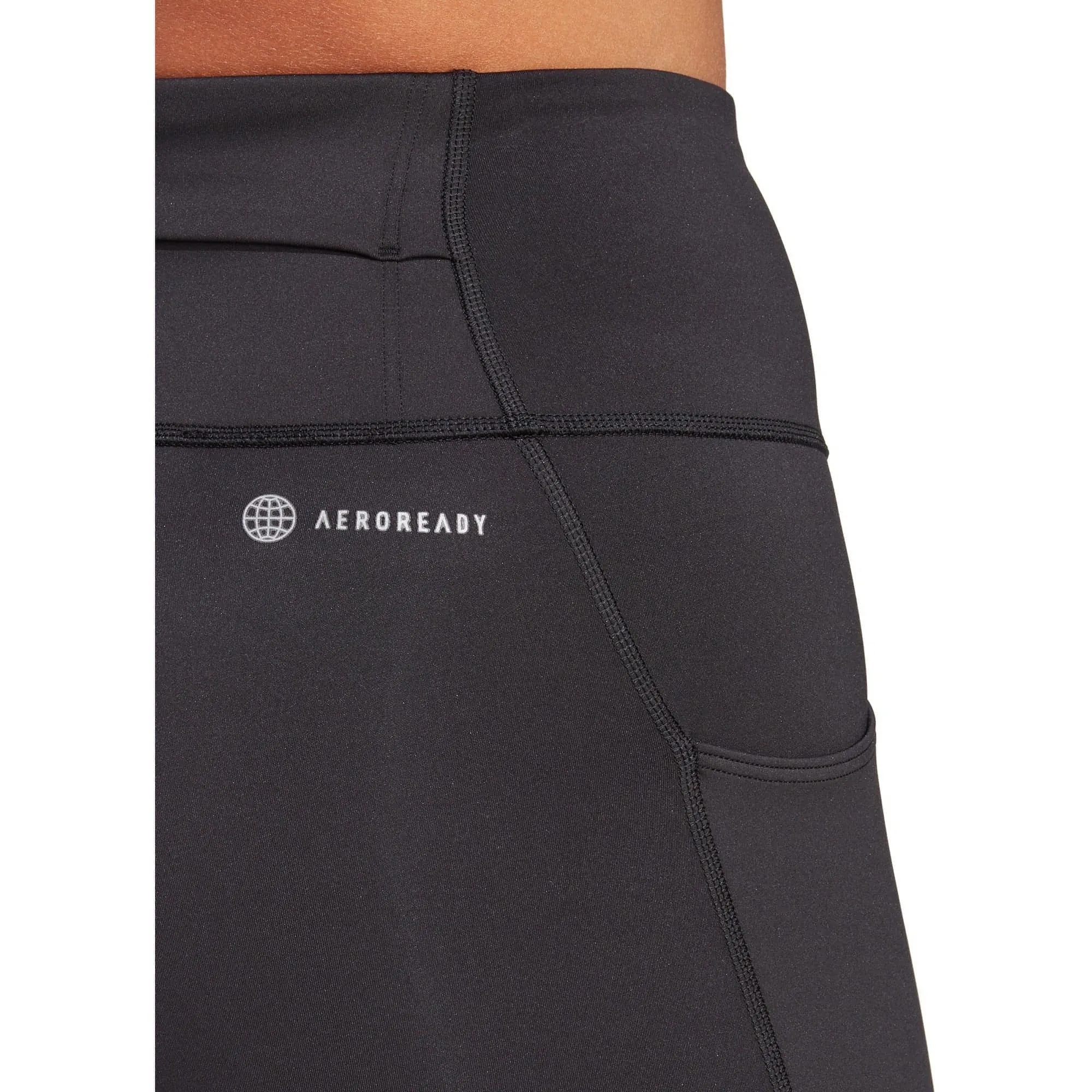 Clothing Adidas  Women adidas DailyRun Womens 3/4 Capri Running Tights - Black