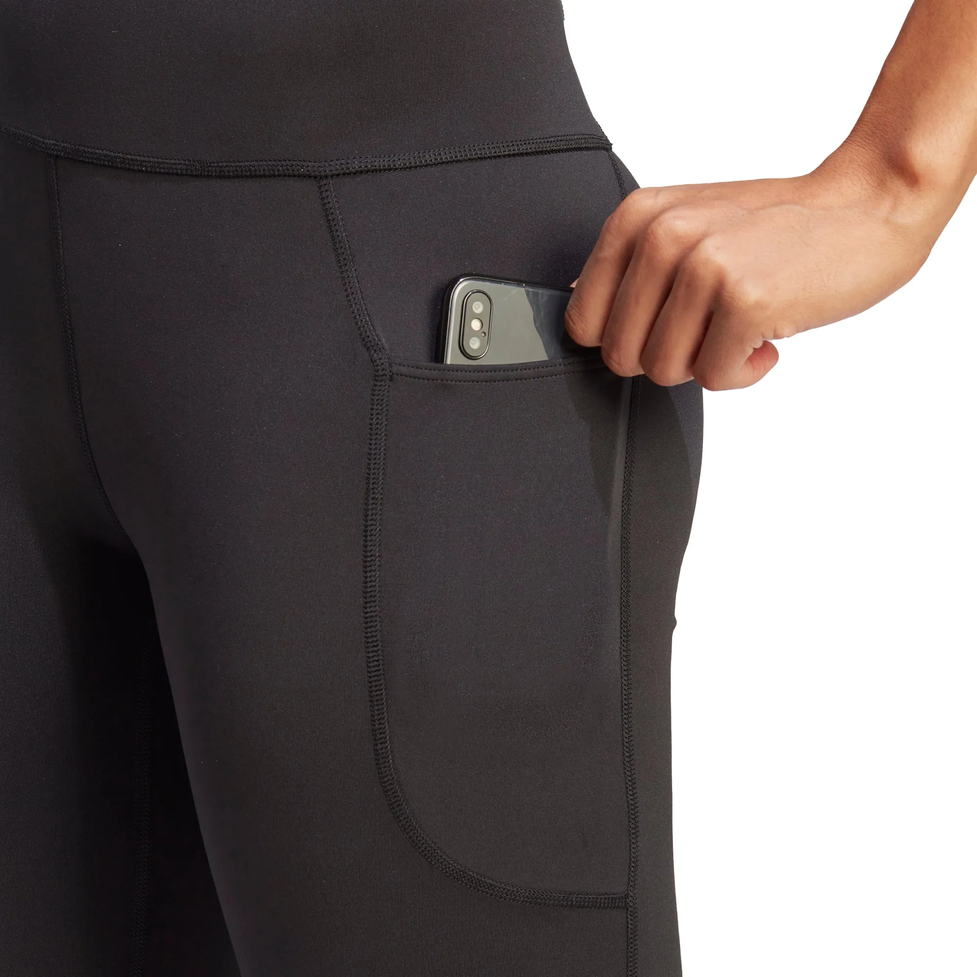 Clothing Adidas  Women adidas DailyRun Womens 7/8 Running Tights - Black