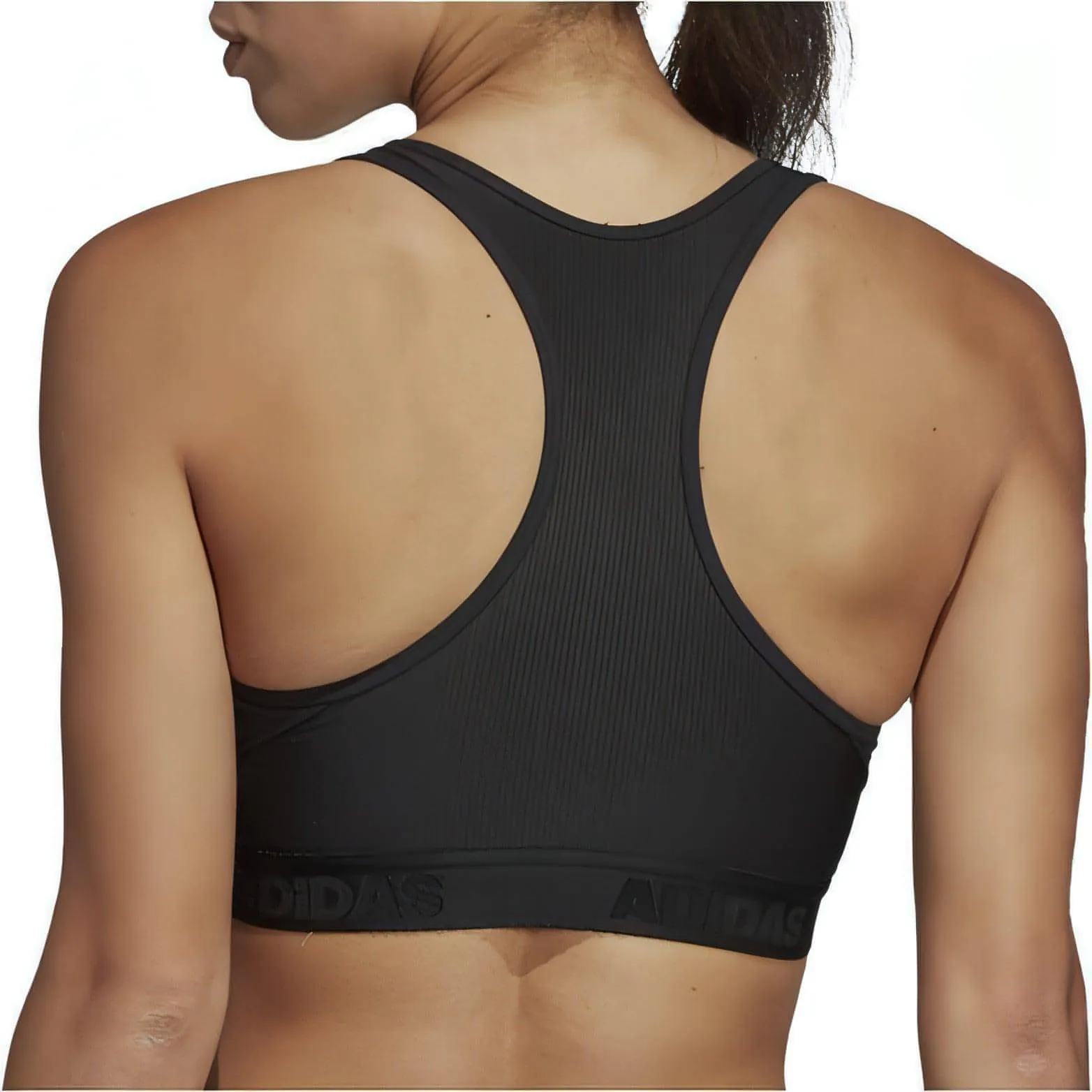Clothing Adidas  Women adidas Don't Rest AlphaSkin Womens Sports Bra - Black