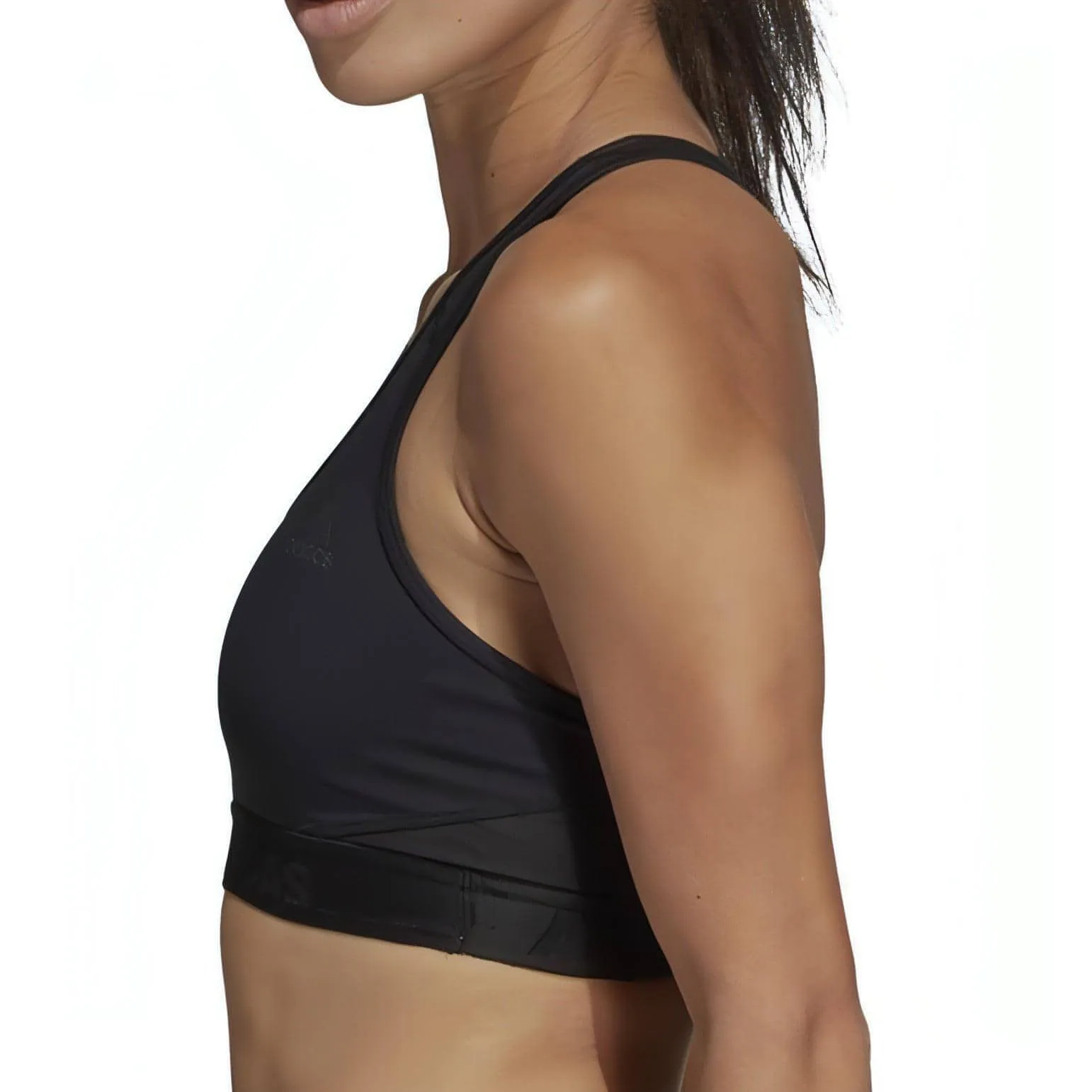 Clothing Adidas  Women adidas Don't Rest AlphaSkin Womens Sports Bra - Black