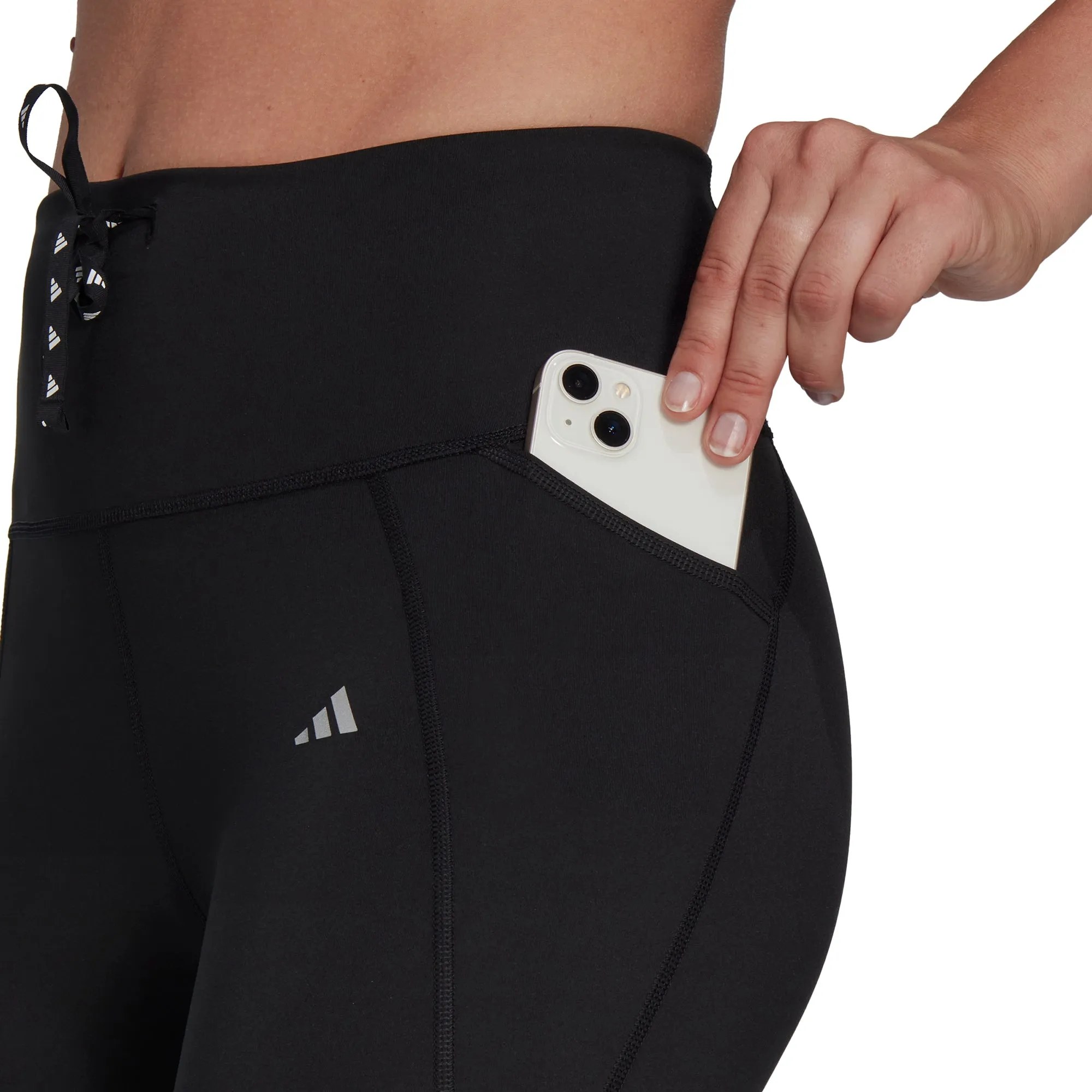 Clothing Adidas  Women adidas Essentials Womens 7/8 Running Tights - Black