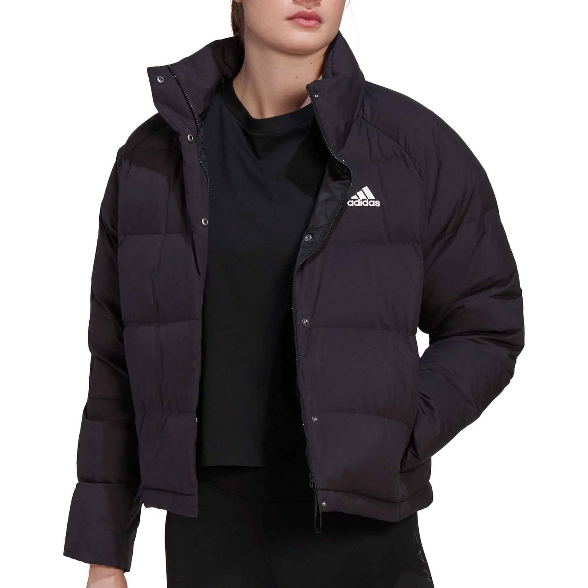Clothing Adidas  Women adidas Helionic Relaxed Fit Womens Down Jacket - Black
