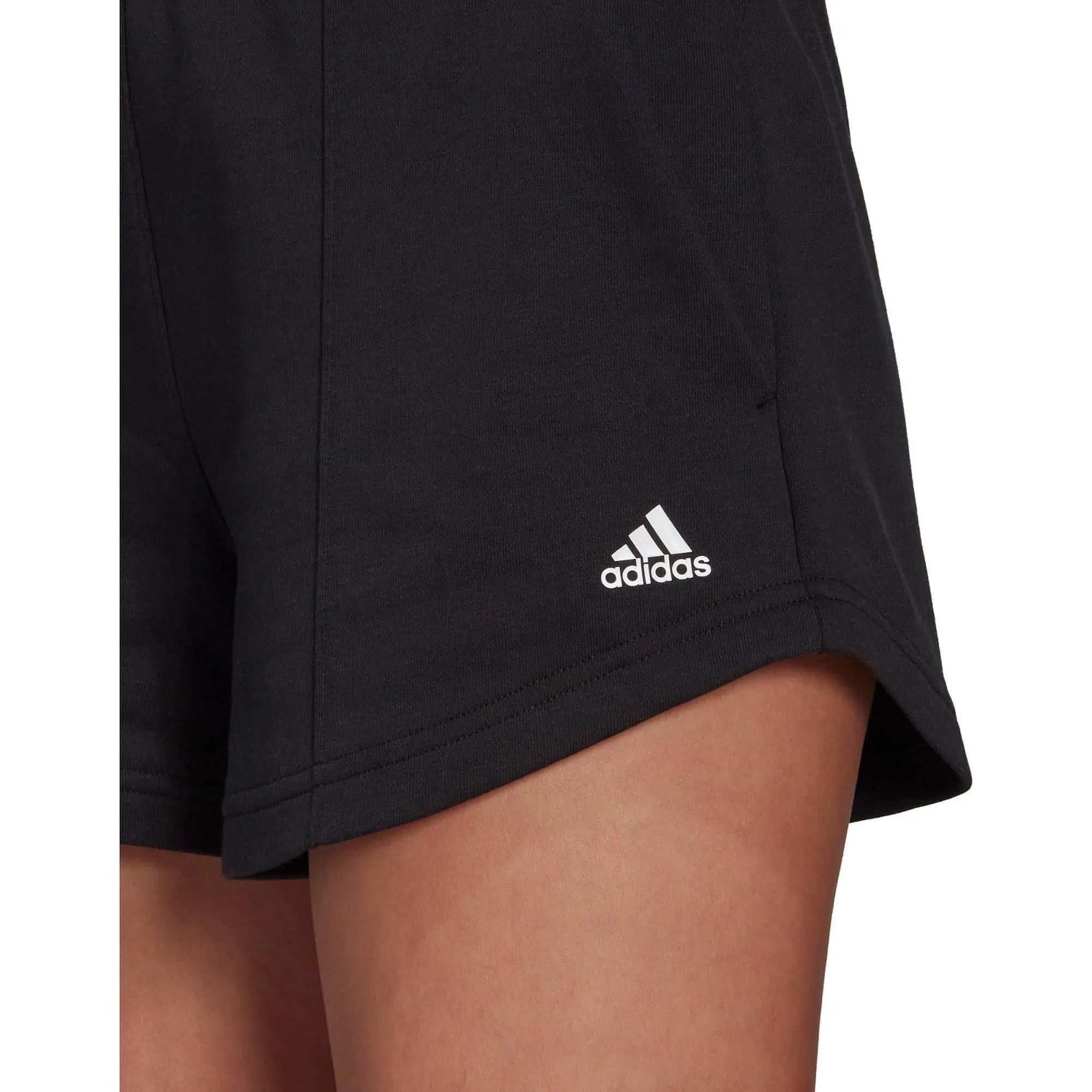 Clothing Adidas  Women adidas Hyperglam French Terry Womens Training Shorts - Black