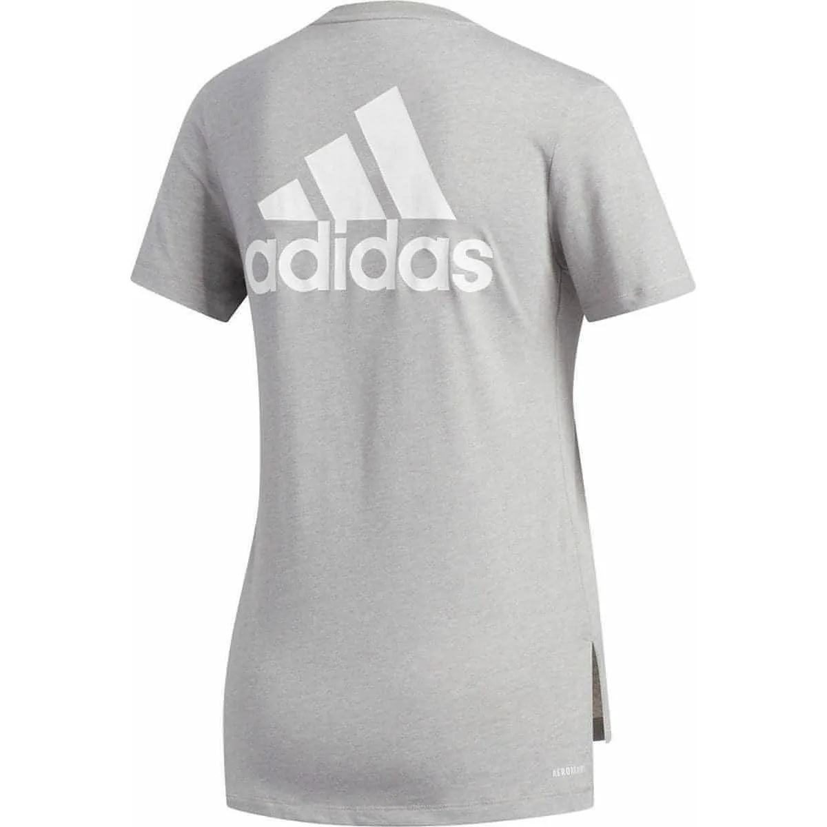 Clothing Adidas  Women adidas Logo Go To Short Sleeve Womens Training Top - Grey
