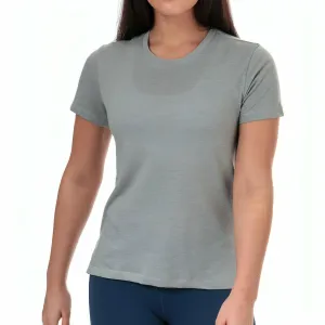 Clothing Adidas  Women adidas Logo Go To Short Sleeve Womens Training Top - Grey