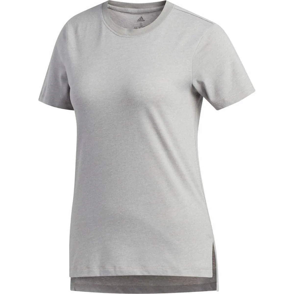 Clothing Adidas  Women adidas Logo Go To Short Sleeve Womens Training Top - Grey
