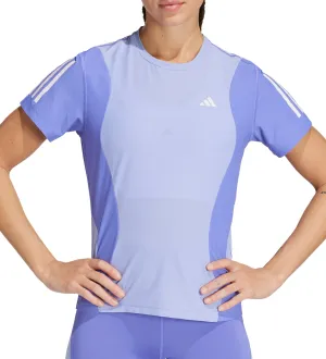 Clothing Adidas  Women adidas Own The Run Short Sleeve Womens Running Top - Blue