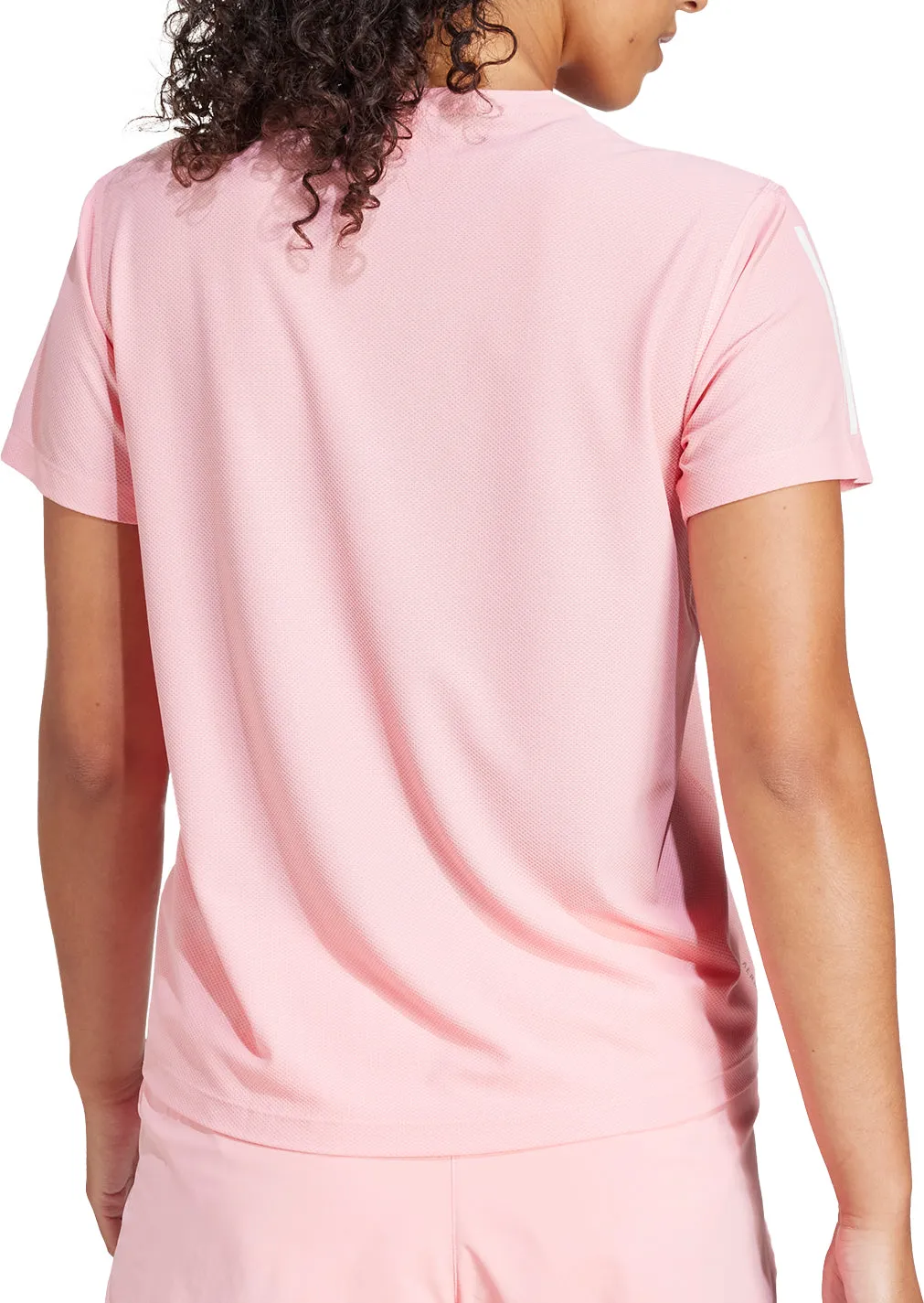 Clothing Adidas  Women adidas Own The Run Short Sleeve Womens Running Top - Pink