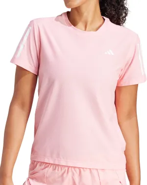 Clothing Adidas  Women adidas Own The Run Short Sleeve Womens Running Top - Pink