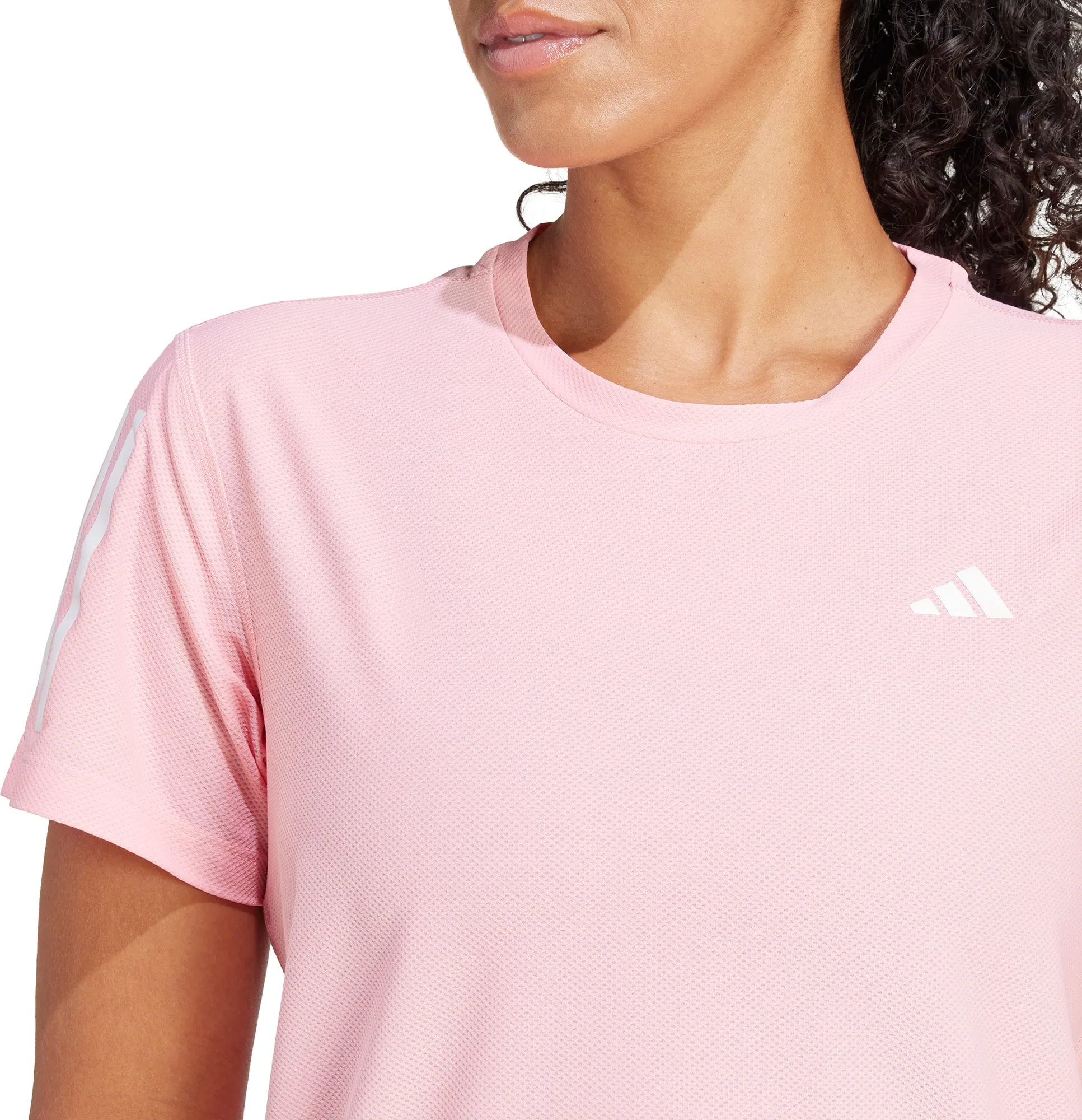 Clothing Adidas  Women adidas Own The Run Short Sleeve Womens Running Top - Pink