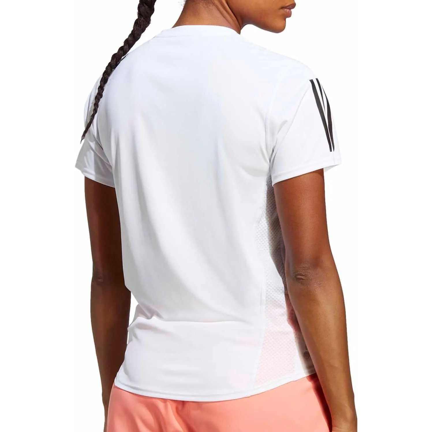 Clothing Adidas  Women adidas Own The Run Short Sleeve Womens Running Top - White