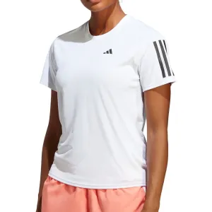 Clothing Adidas  Women adidas Own The Run Short Sleeve Womens Running Top - White