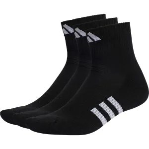 Clothing Adidas  Women adidas Performance Cushioned (3 Pack) Mid Cut Socks - Black
