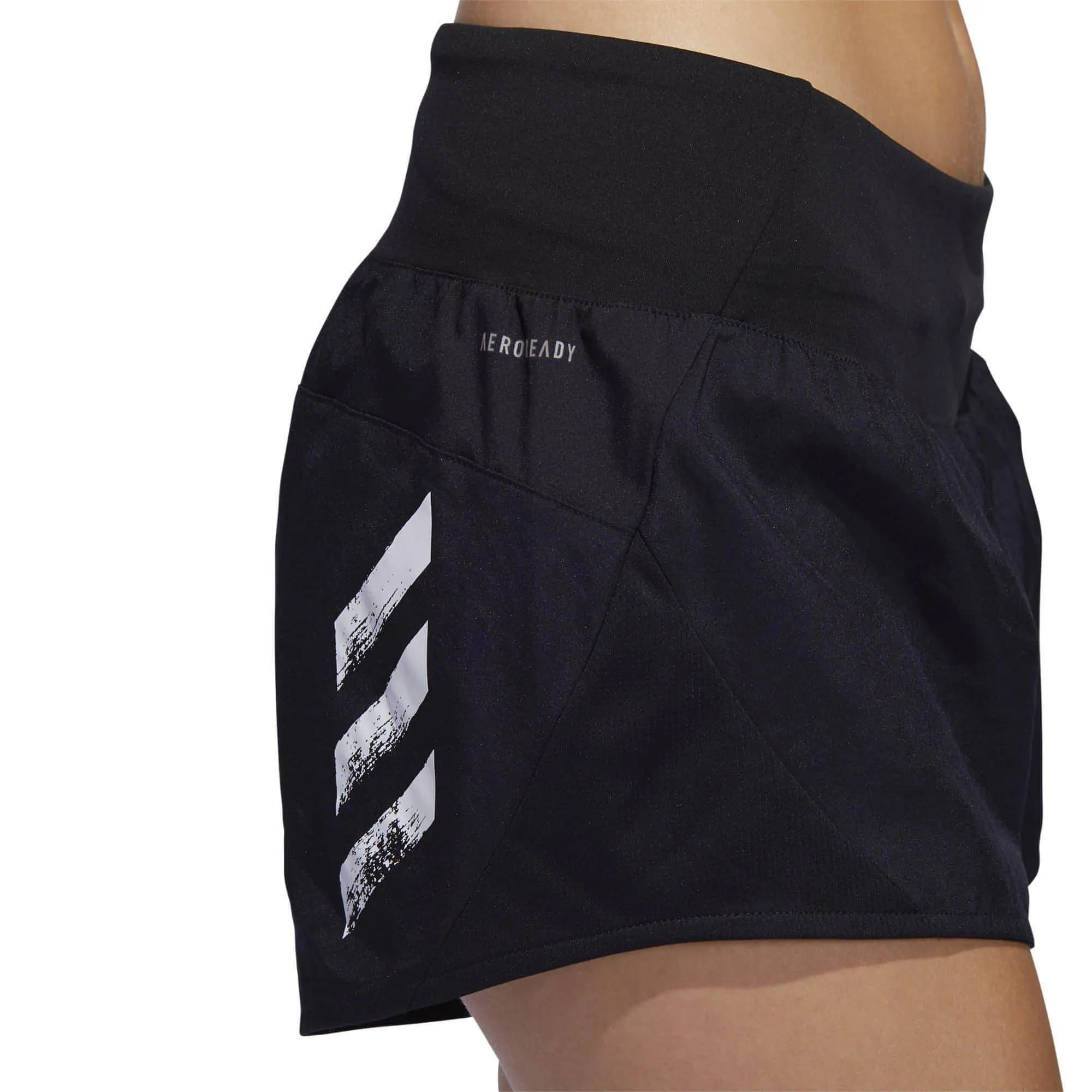 Clothing Adidas  Women adidas Run It 3 Inch Womens Running Shorts - Black