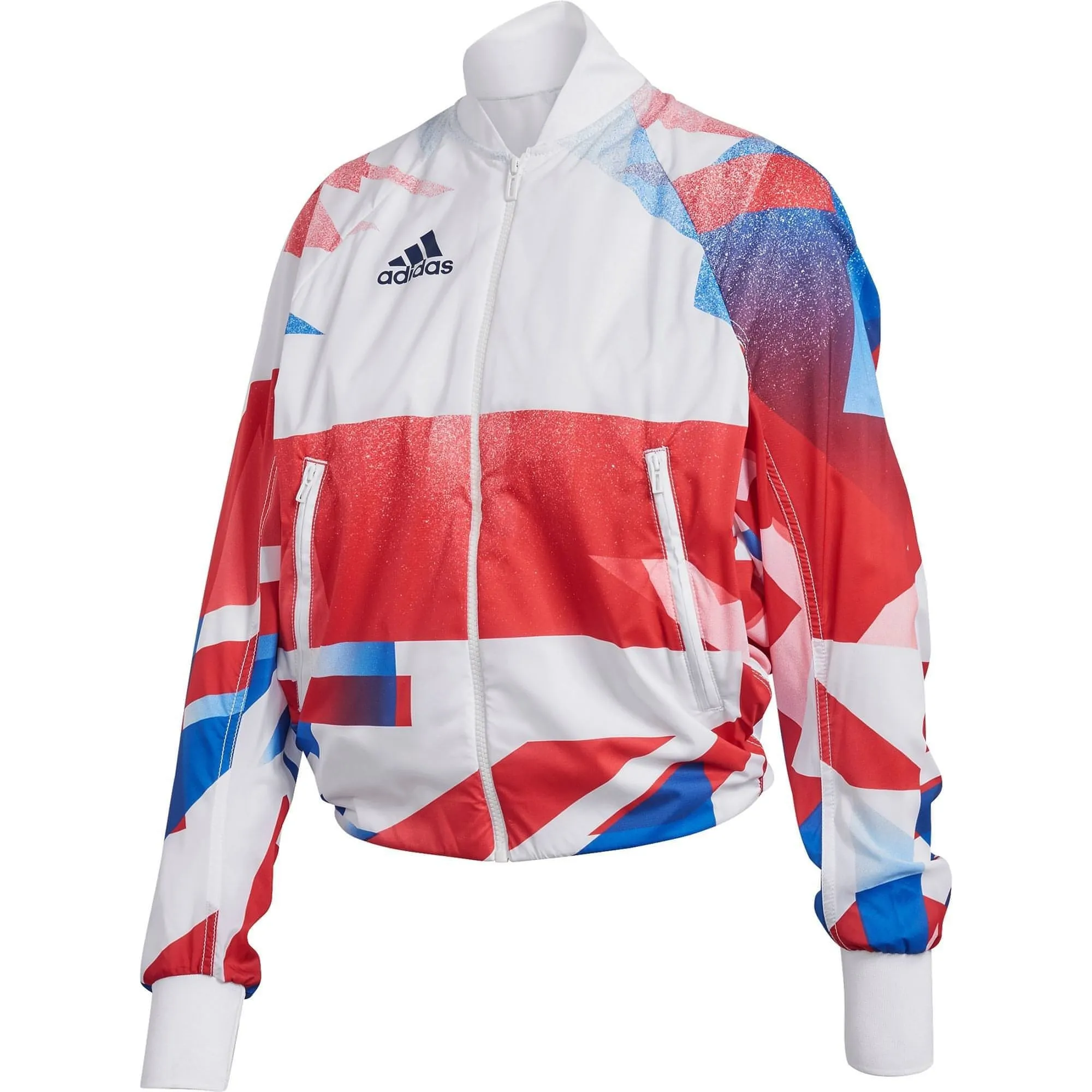 Clothing Adidas  Women adidas Team GB Podium Womens Jacket - White