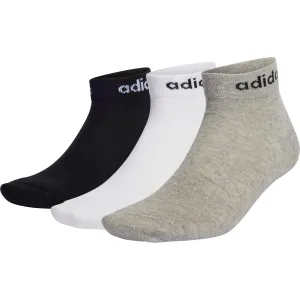 Clothing Adidas  Women adidas Think Linear (3 Pack) Ankle Socks - Multi