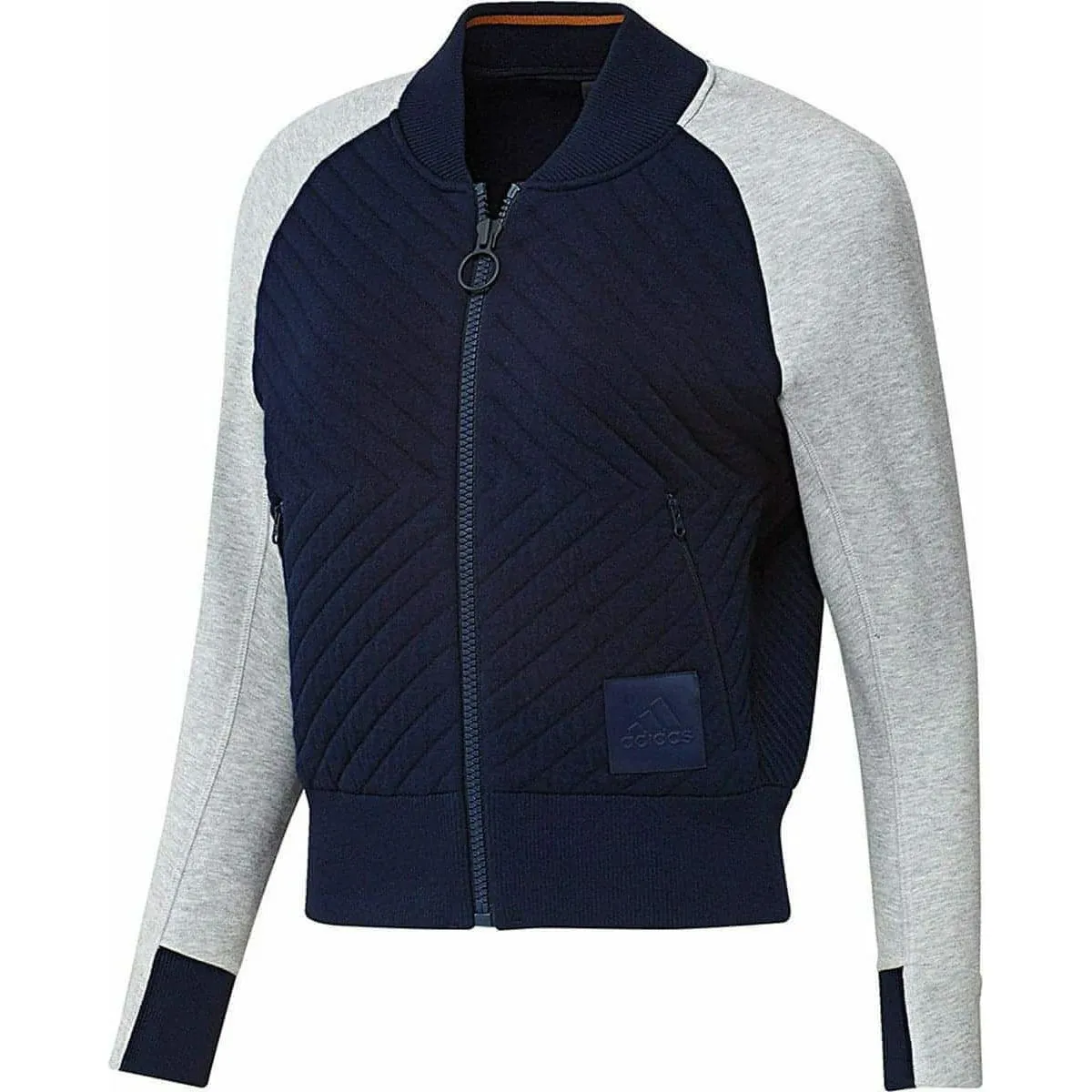 Clothing Adidas  Women adidas VRCT PrimeKnit Womens Hybrid Jacket - Navy