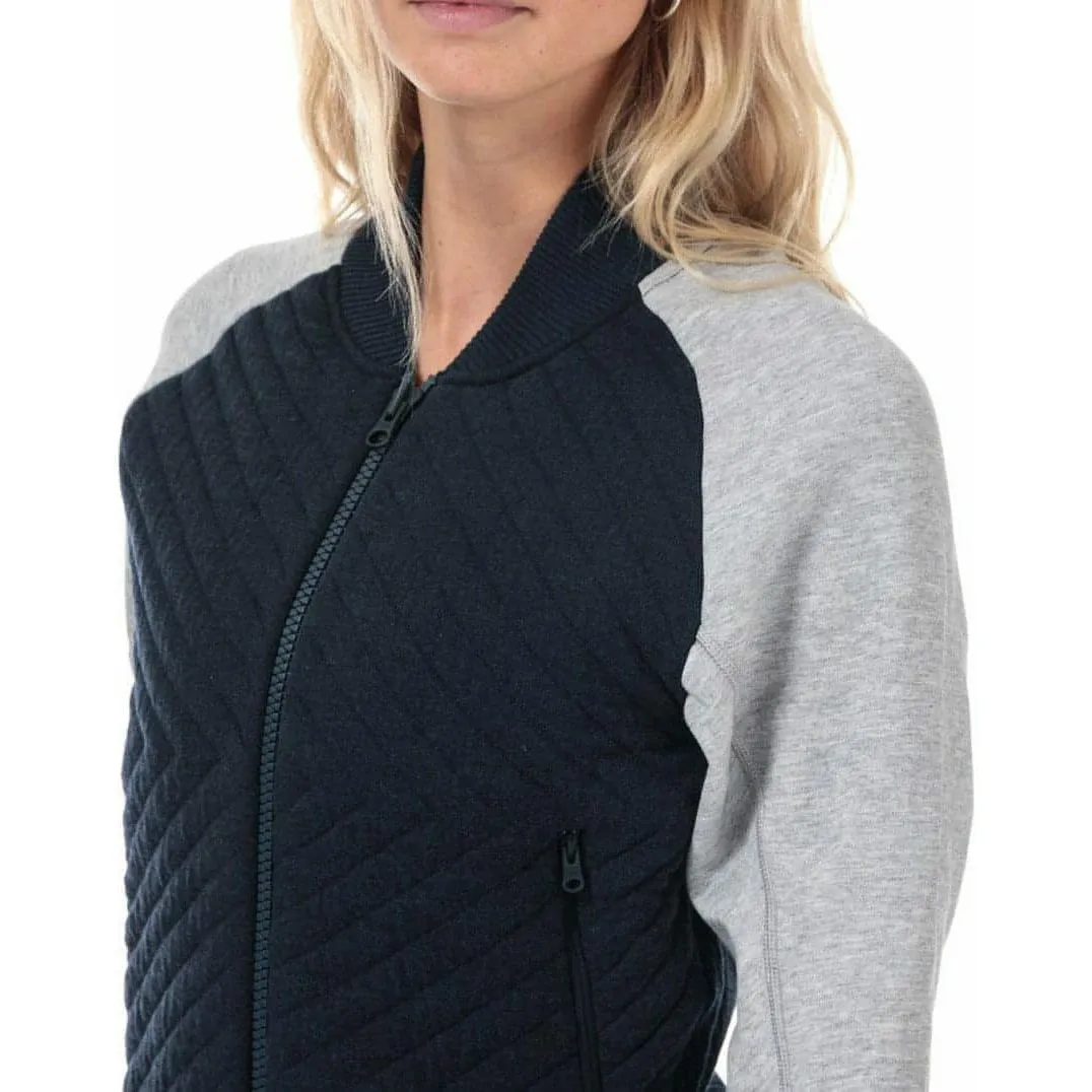 Clothing Adidas  Women adidas VRCT PrimeKnit Womens Hybrid Jacket - Navy