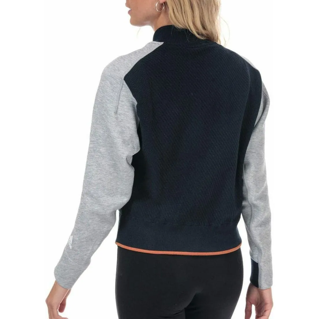Clothing Adidas  Women adidas VRCT PrimeKnit Womens Hybrid Jacket - Navy
