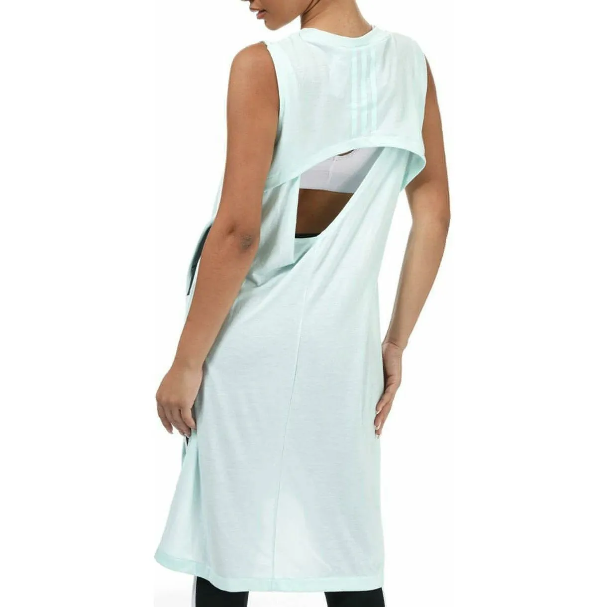 Clothing Adidas  Women adidas Wanderlust Womens Long Tunic Dress - Green