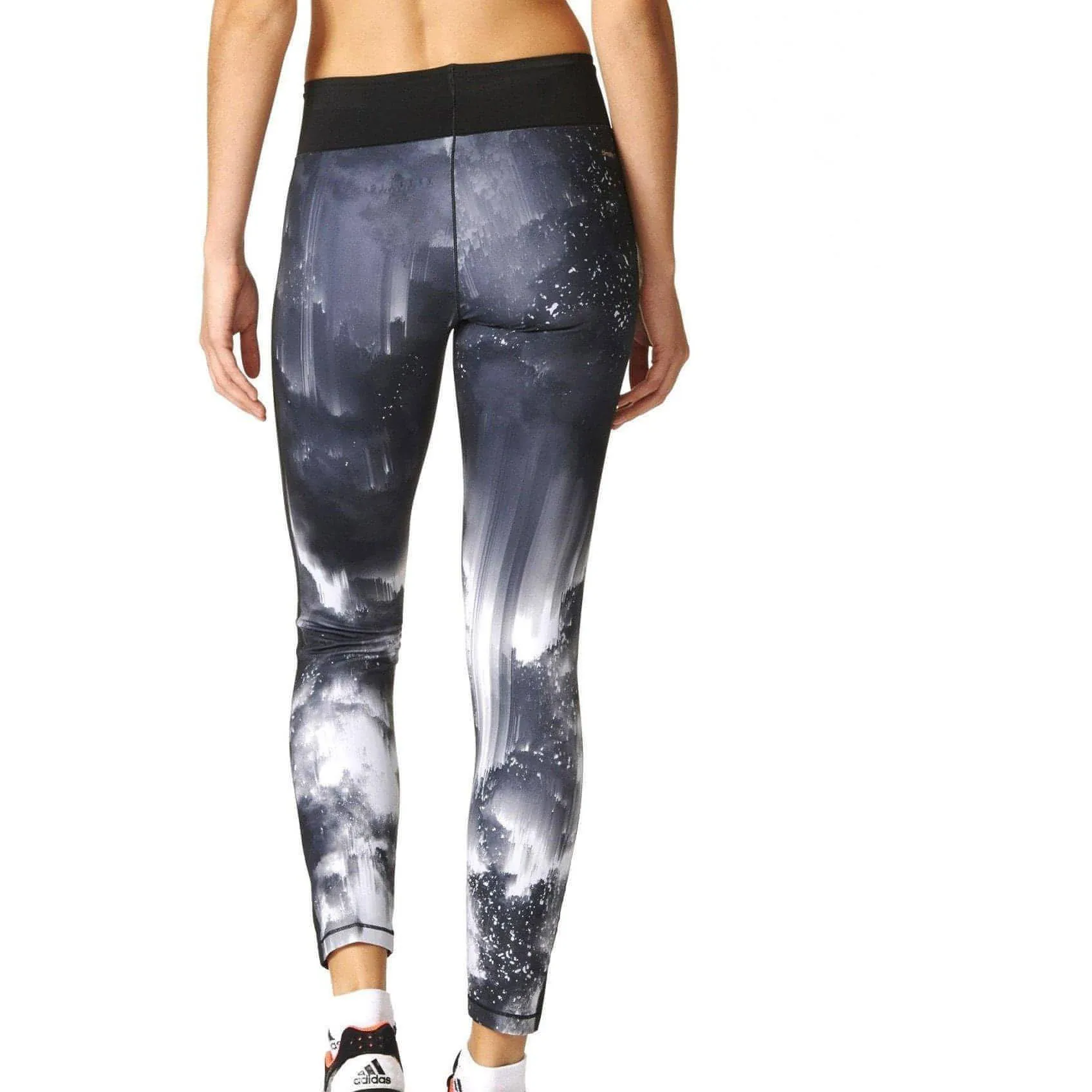 Clothing Adidas  Women adidas Wow Drop 3 Womens Long Training Tights - Black