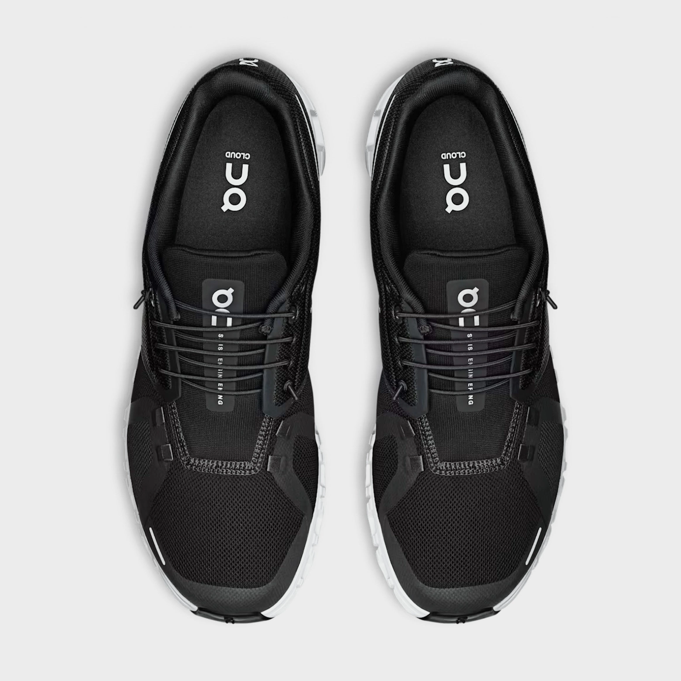 Cloud 6 Mens Running Shoes (Black/White) On Running Womens Shoes
