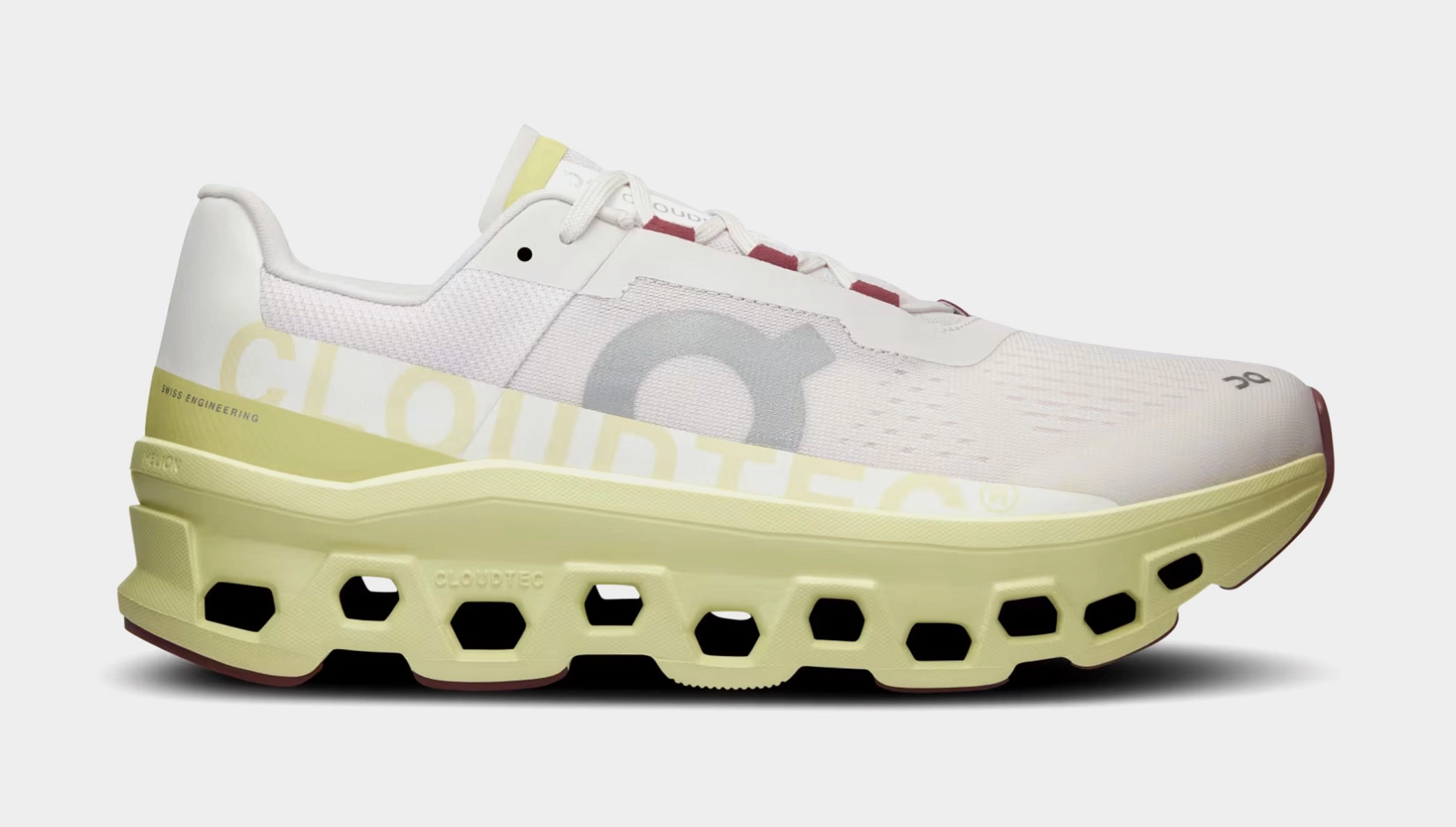 Cloudmonster Mens Running Shoes (Frost/Acacia) on running shoes latest models performance