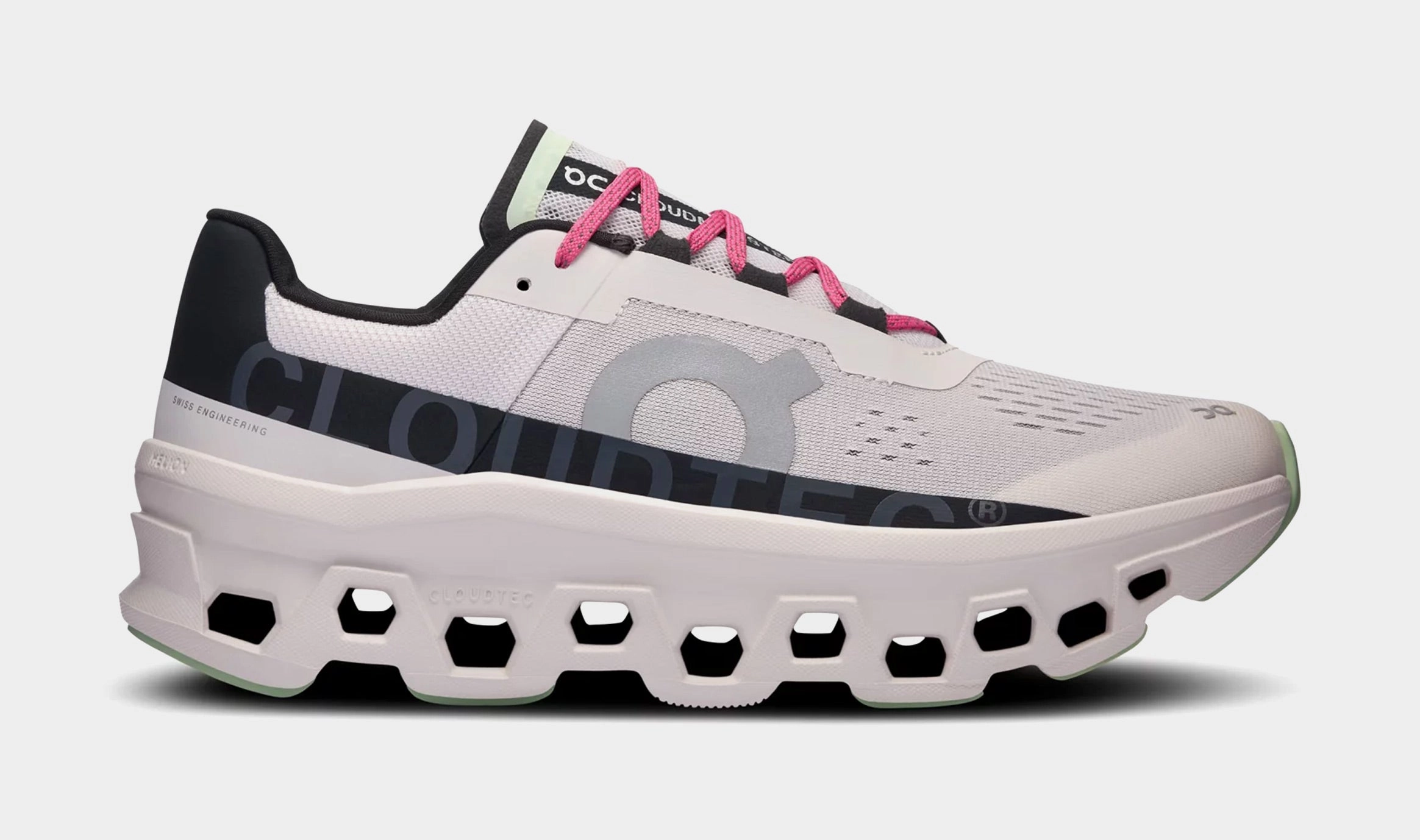 Cloudmonster Mens Running Shoes (Frost/Black) on running shoes latest models performance